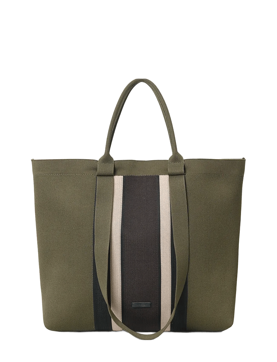 DAY ET - Day Lovely Knit Bag - shoppingväskor - dark olive - 0