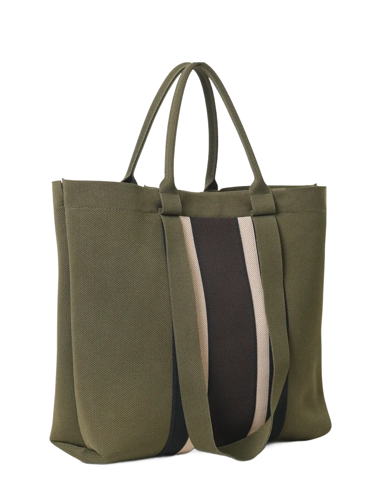 DAY ET - Day Lovely Knit Bag - shoppingväskor - dark olive - 1