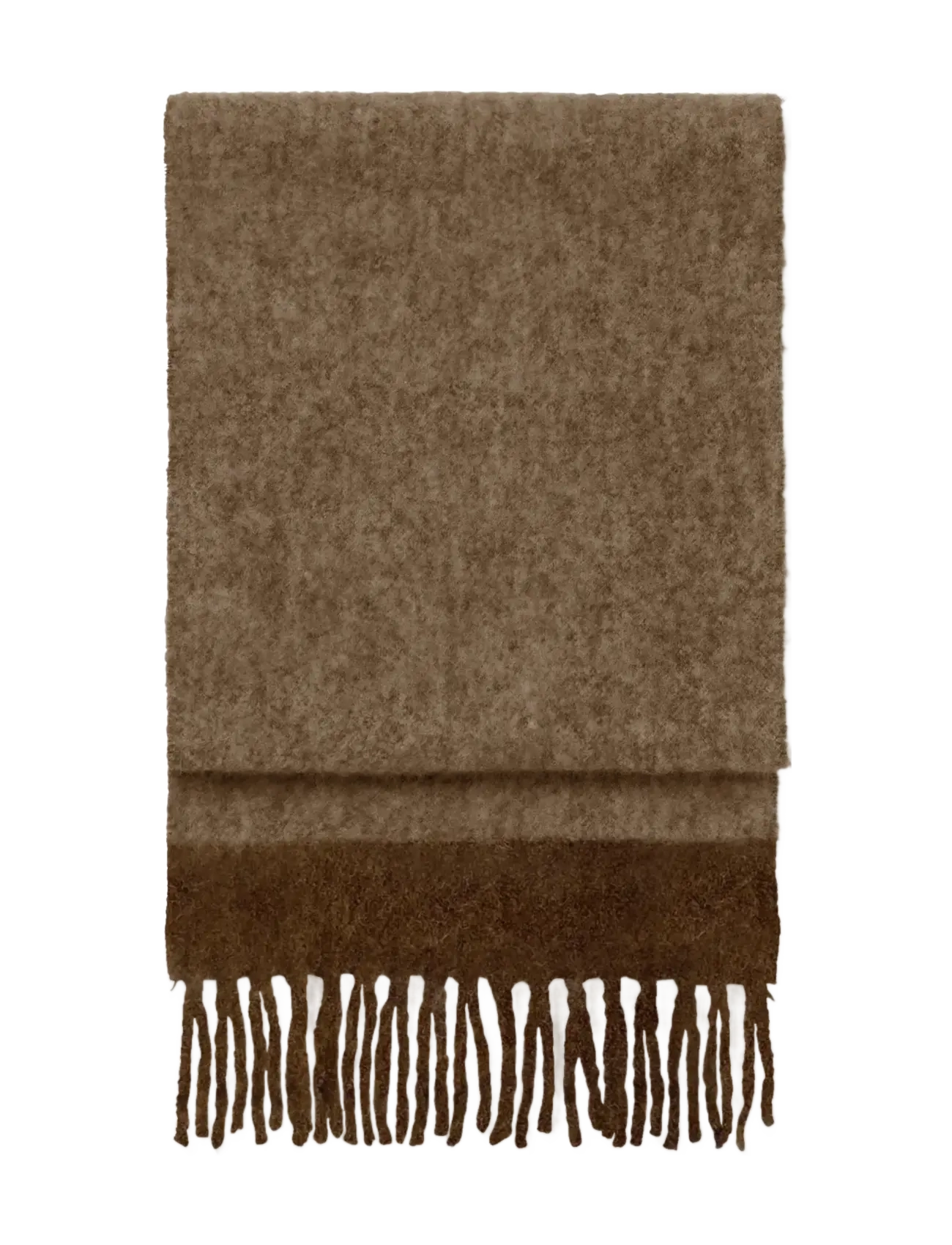 DAY ET Day Lux Wool Block Scarf - Huivit - BRINDLE / brown