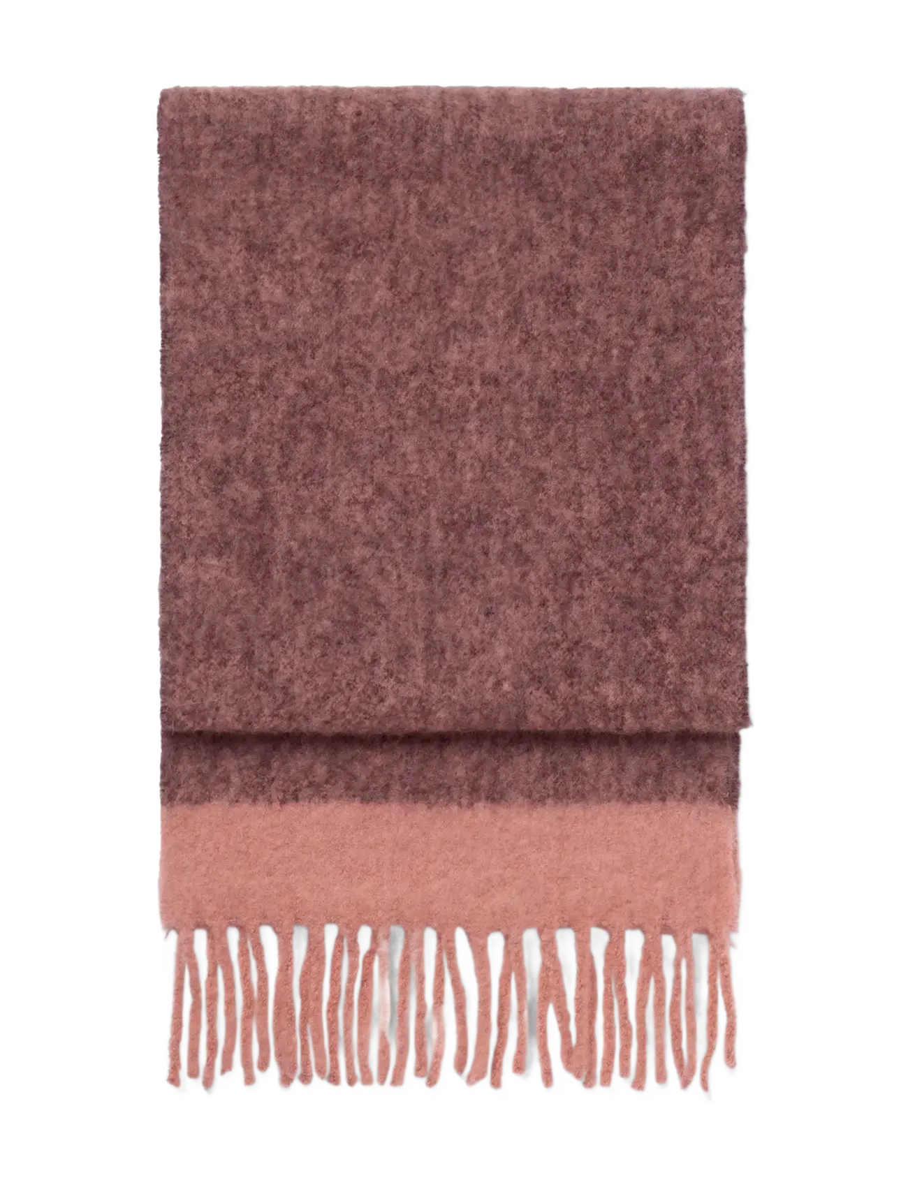DAY ET Day Lux Wool Block Scarf - DAY Et - CHOCOLATE PLUM / burgundy