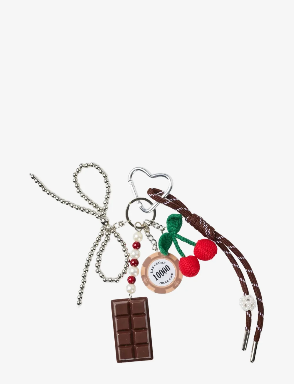 DAY ET - Day Choc Charm - schlüsselanhänger & taschenanhänger - chocolate plum - 0