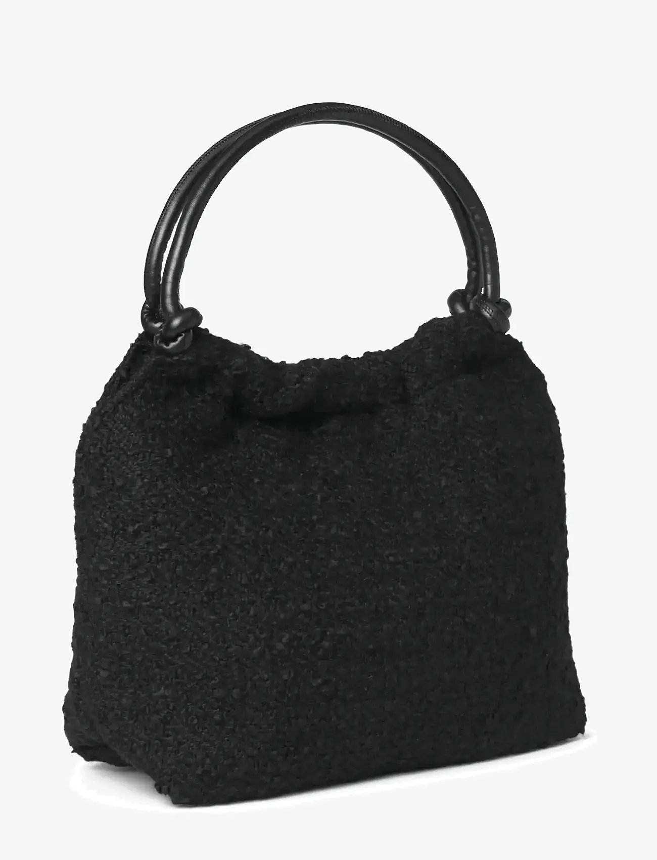 DAY ET - Day Woolen Pop Scrunch Bag S - black - 1