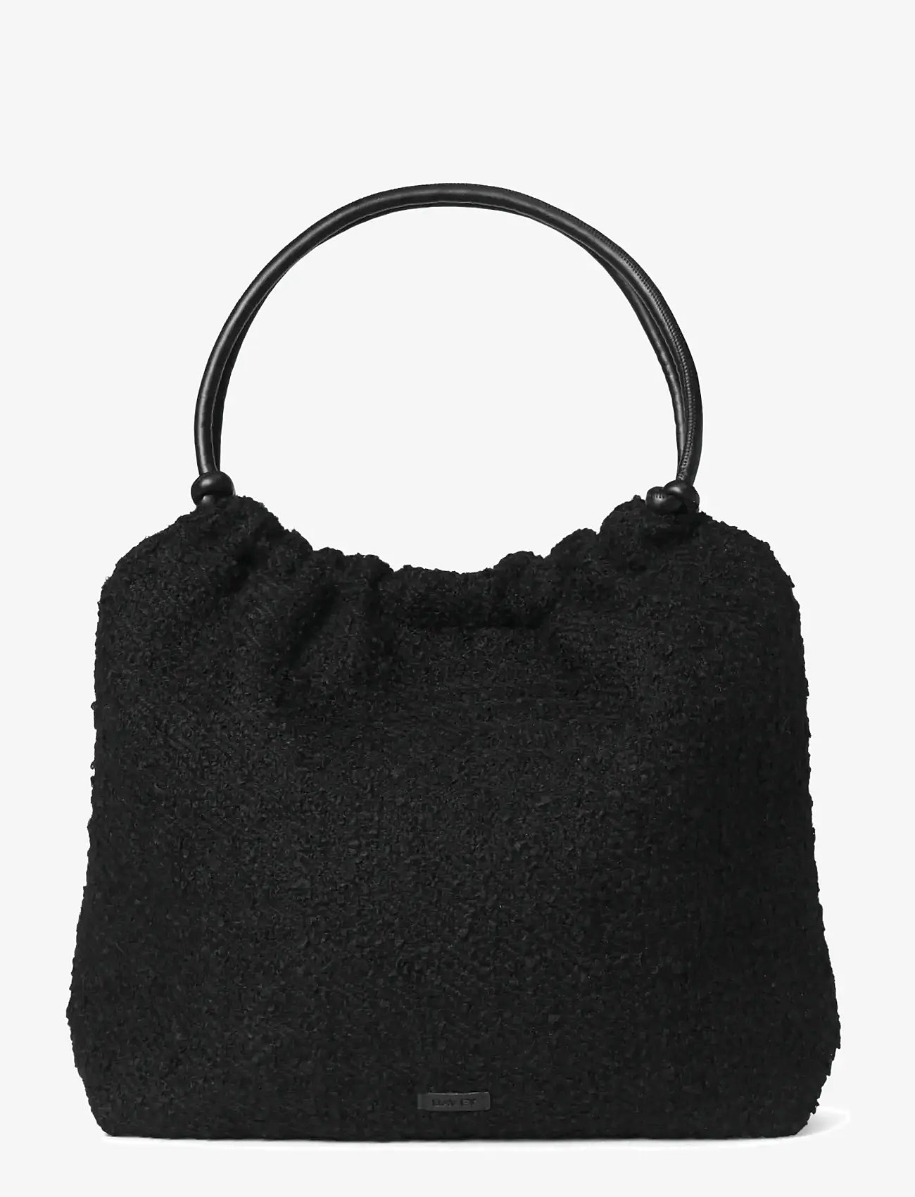 DAY ET - Day Woolen Pop Scrunch Tote - tote bags - black - 0