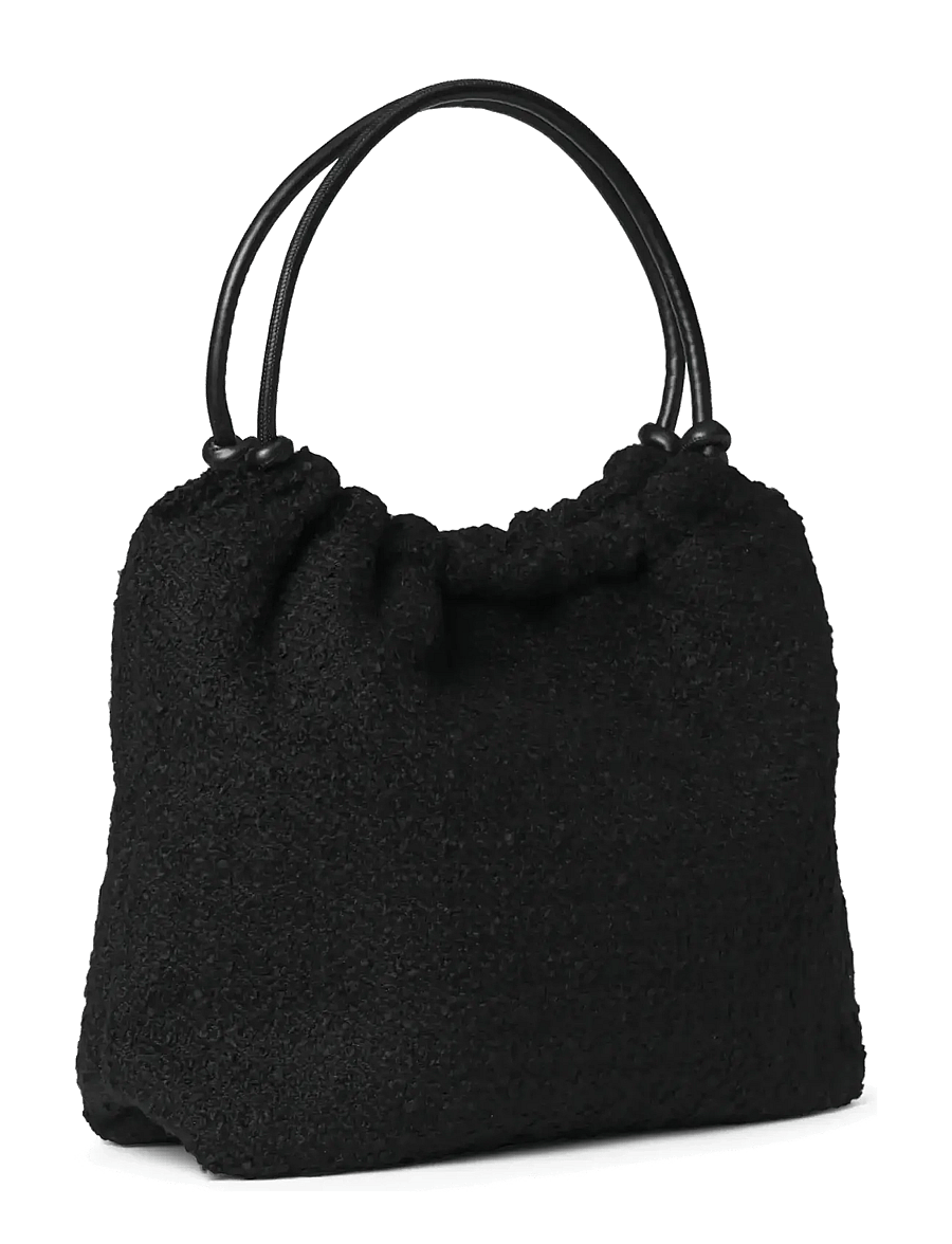 DAY ET - Day Woolen Pop Scrunch Tote - iepirkimu maisiņi - black - 1