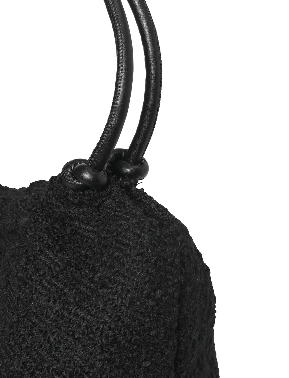 DAY ET - Day Woolen Pop Scrunch Tote - totes - black - 2