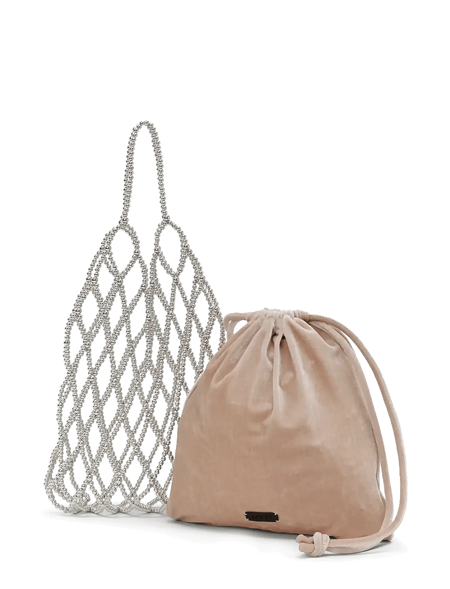 DAY ET - Day Beaded Chrome Shoulder - bucket bags - silver - 1
