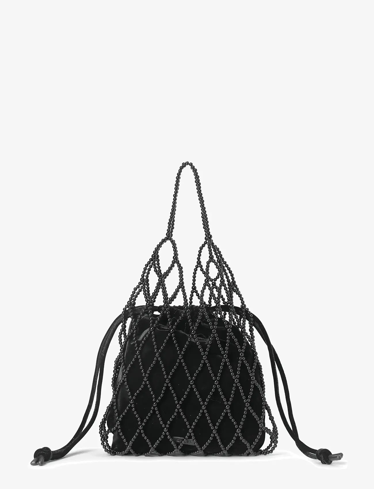 DAY ET - Day Pearly Velvet Shoulder - beuteltaschen - black - 0