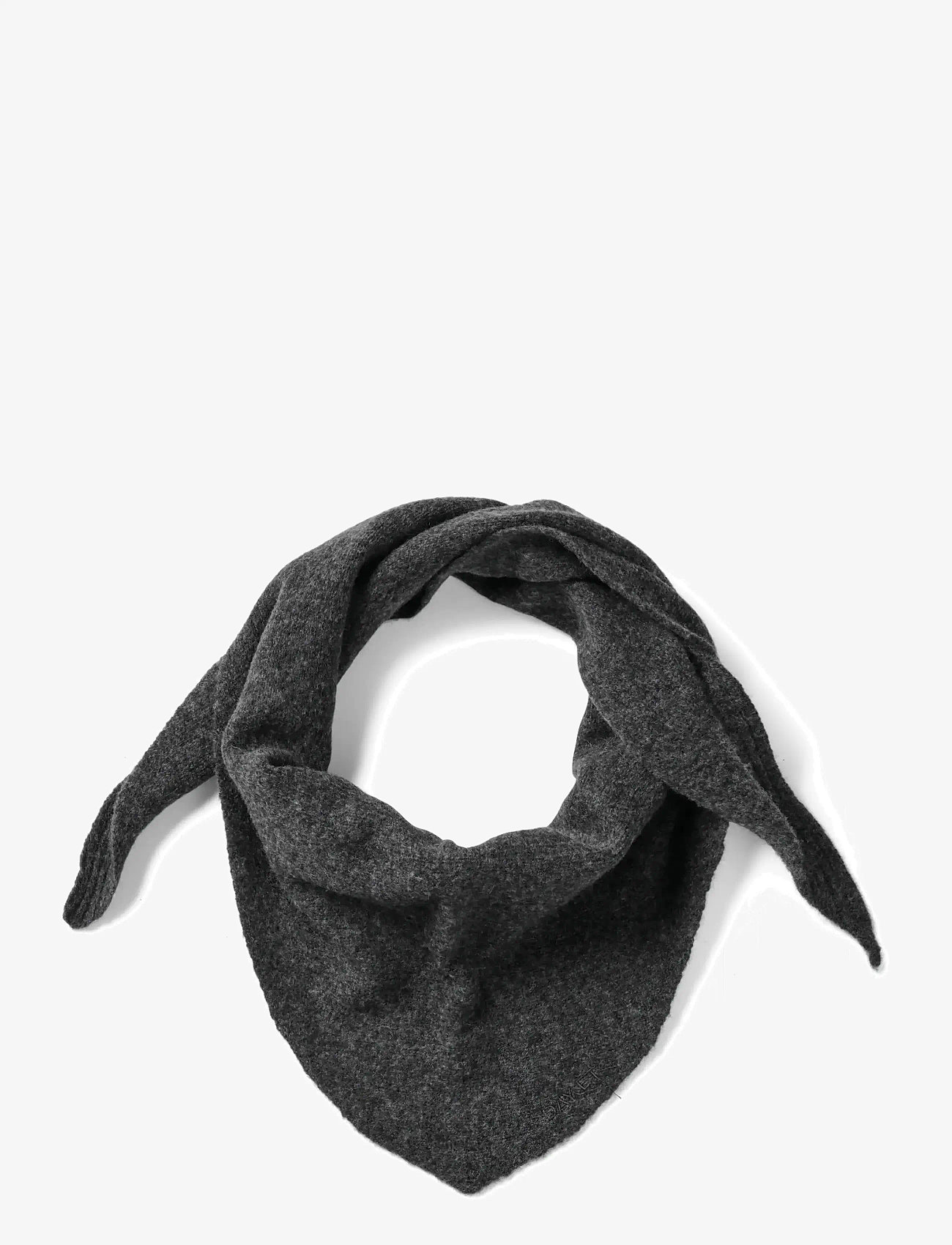DAY ET - Day Merino Knit Tri scarf - geburtstagsgeschenke - dark grey mel - 0