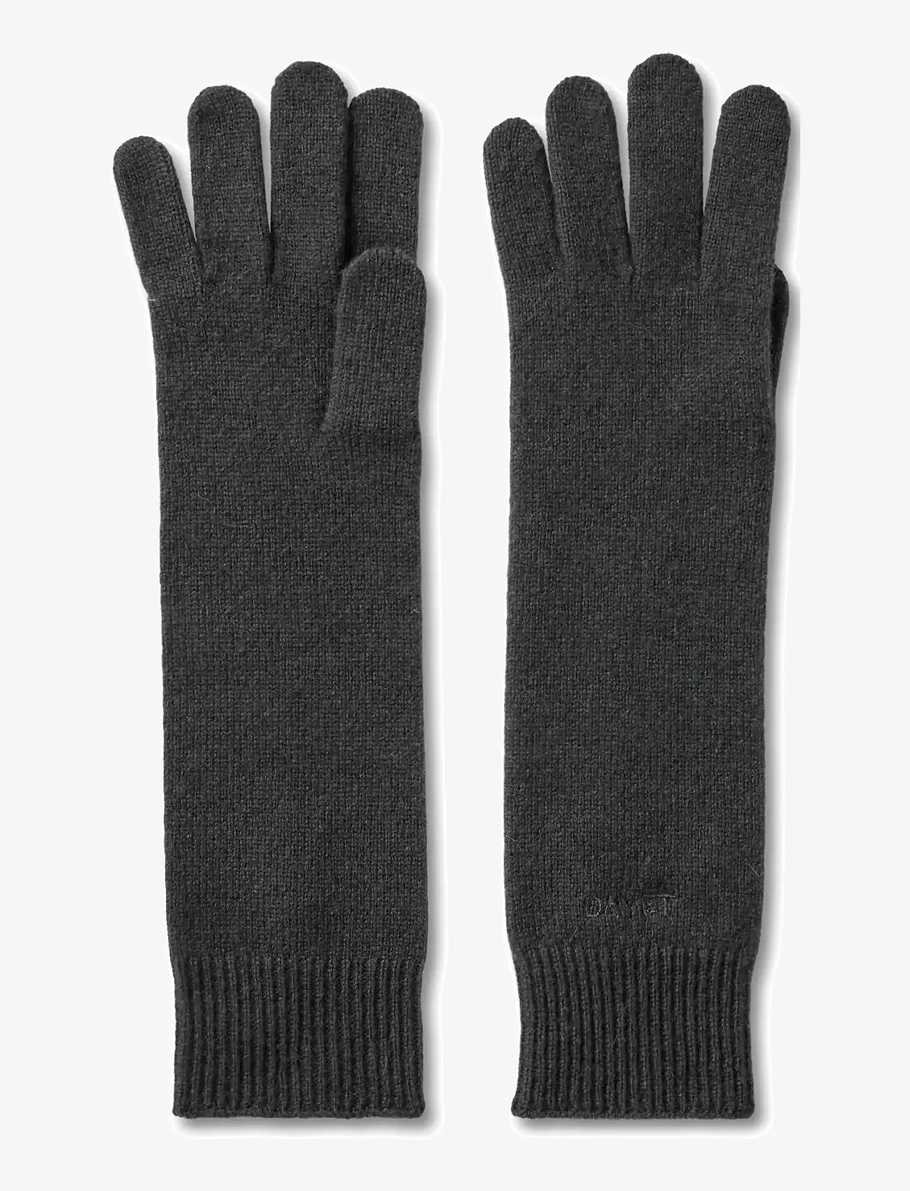 DAY ET - Day Merino Knit Gloves - fingerhandschuhe - dark grey mel - 0