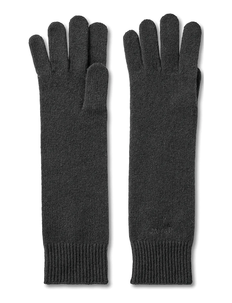 DAY ET - Day Merino Knit Gloves - fingerhandschuhe - dark grey mel - 0