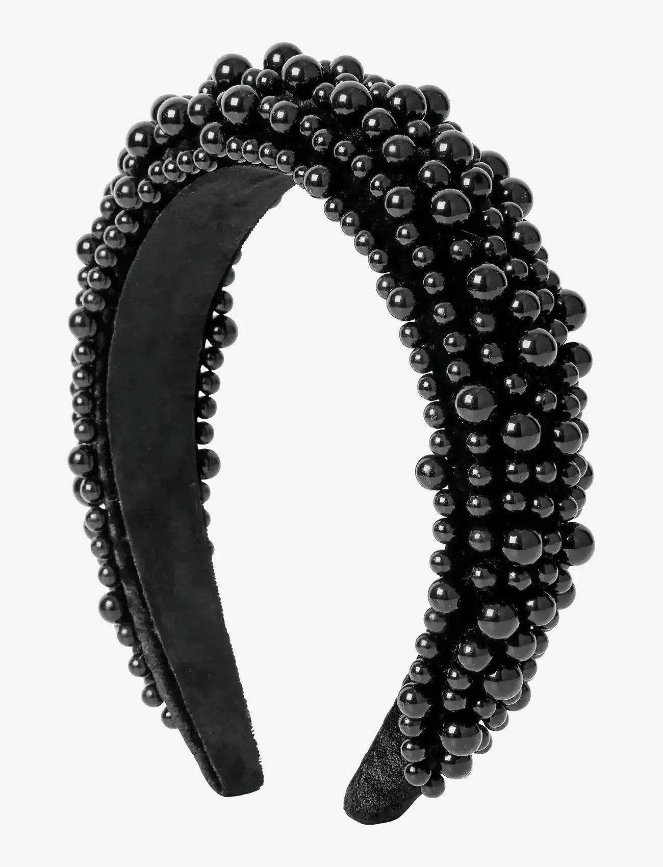 DAY ET - Day Pearly Velvet Hair Band - haarband - black - 0