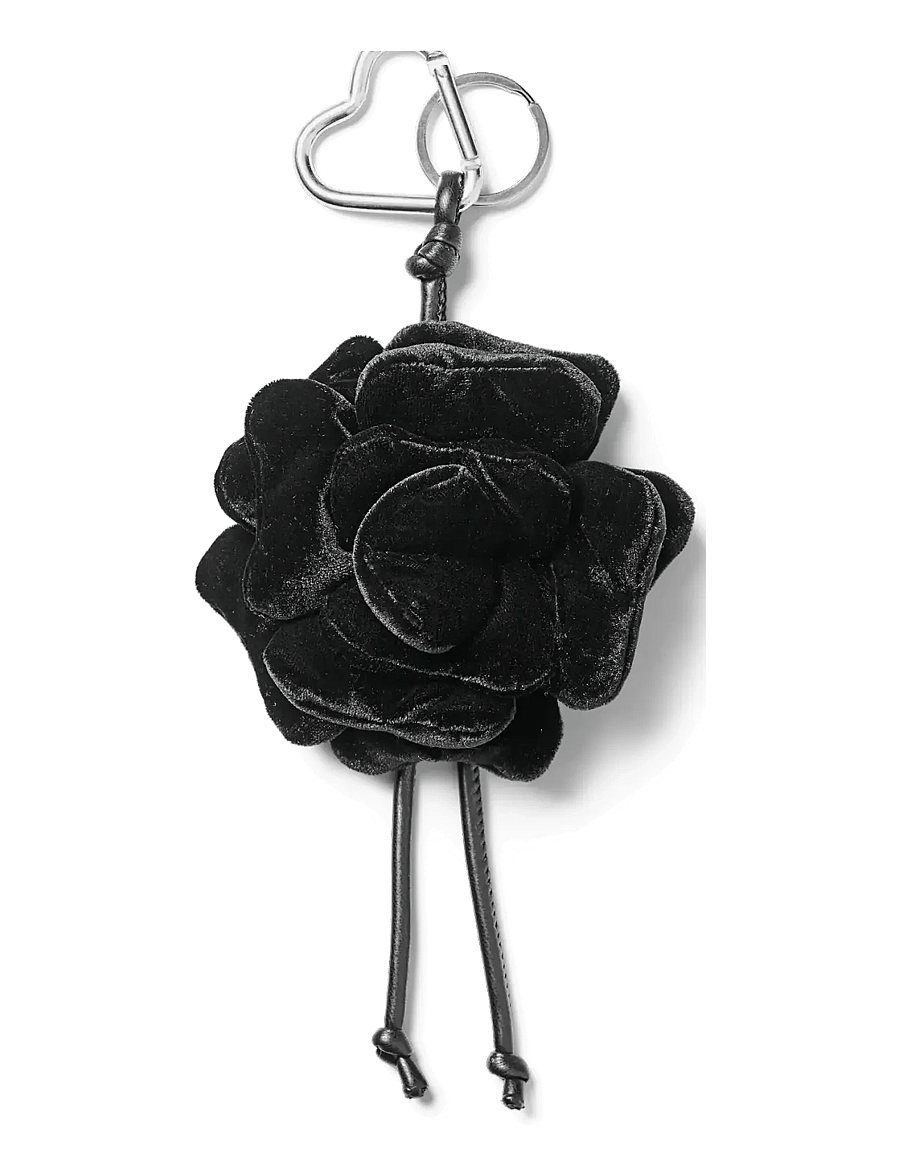 DAY ET - Day Velvet Flower Charm - schlüsselanhänger & taschenanhänger - black - 0