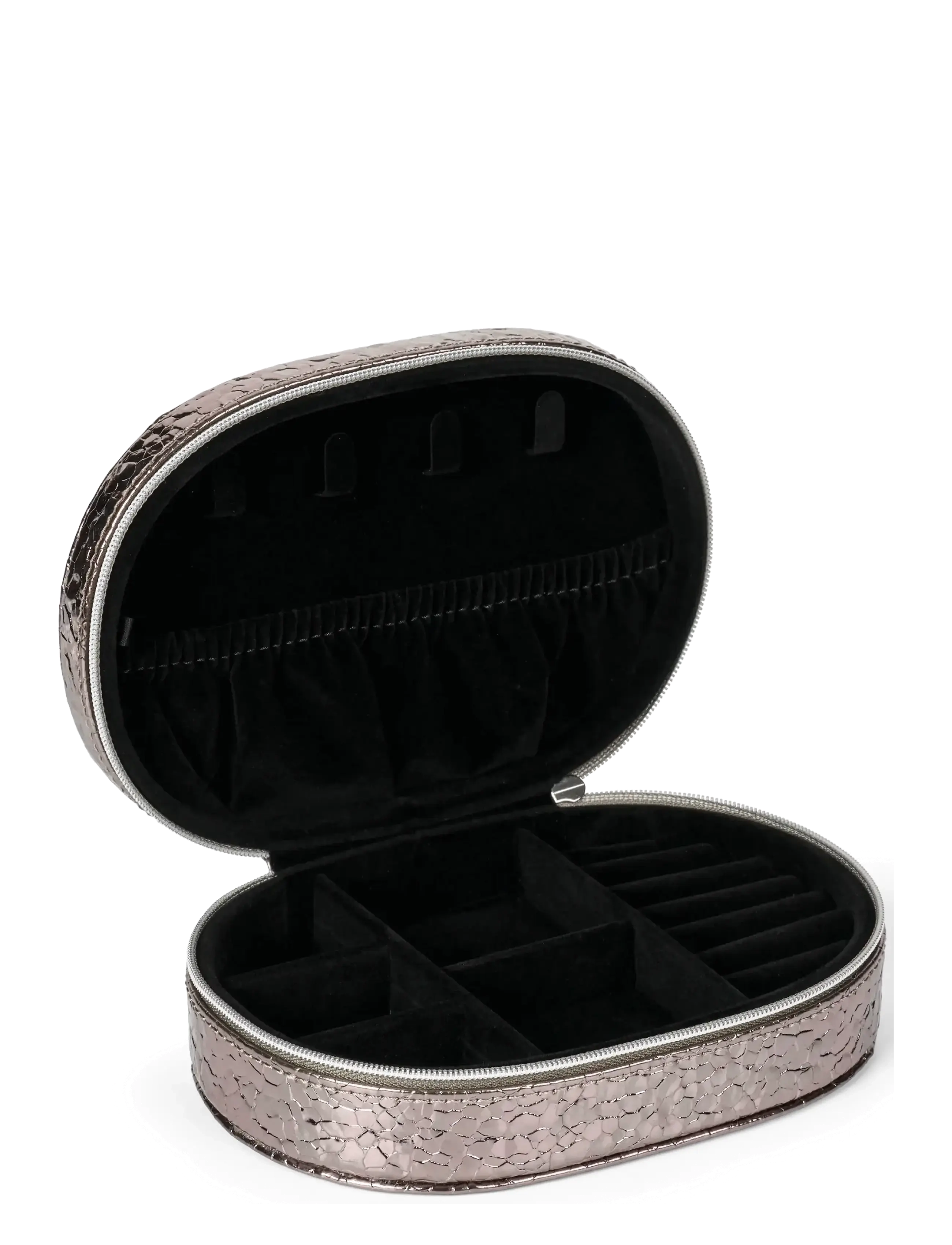 DAY ET - Day Disco Jewelry Zip Oval B - papuošalų dėžutės - gunmetal - 1