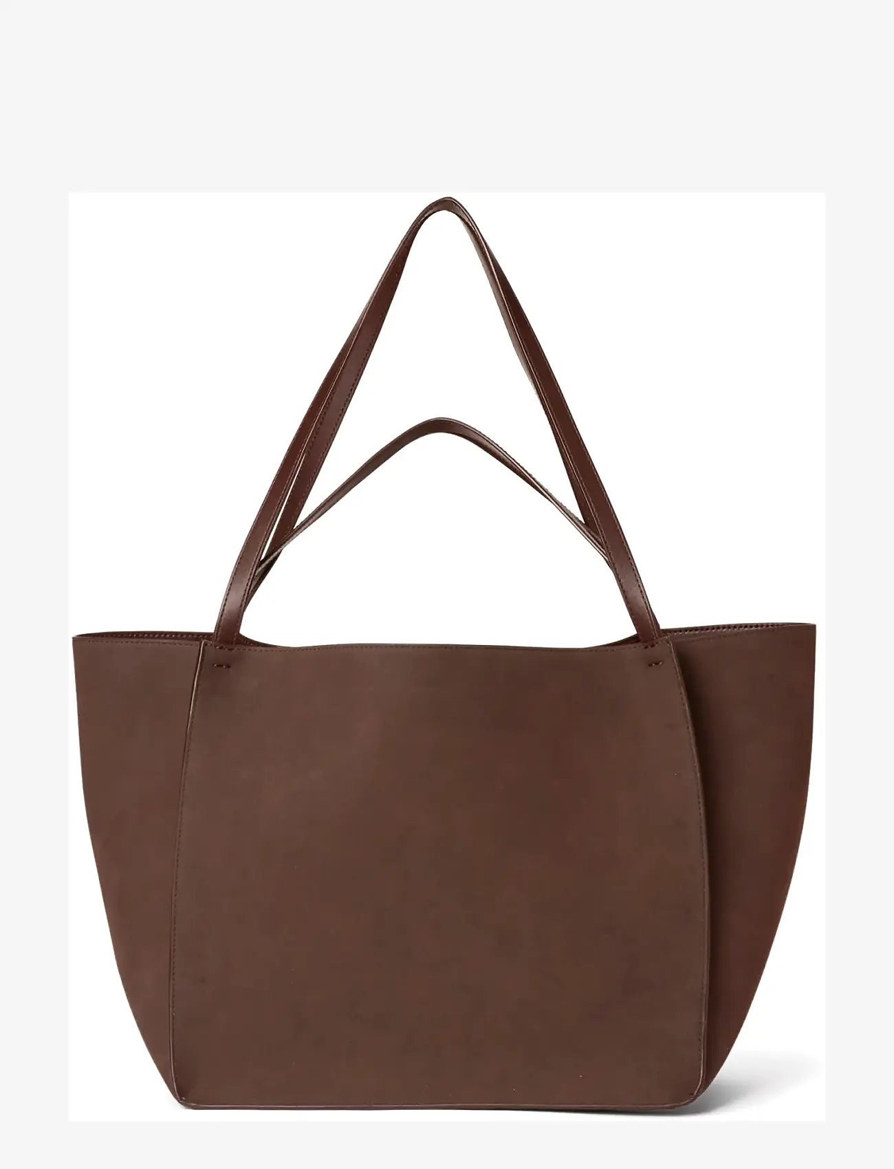 DAY ET - Day Imitation Suede Bag - tote bags - coffee bean - 0