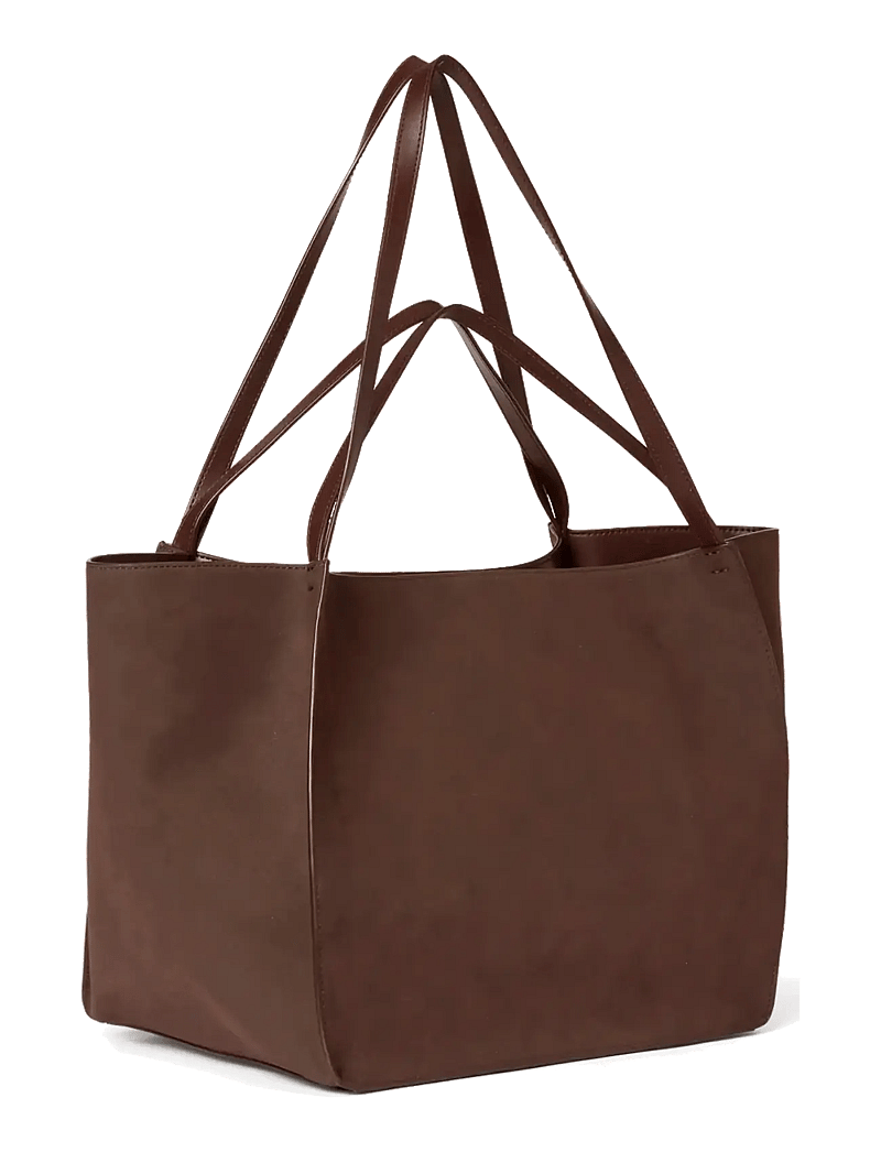 DAY ET - Day Imitation Suede Bag - tote bags - coffee bean - 1