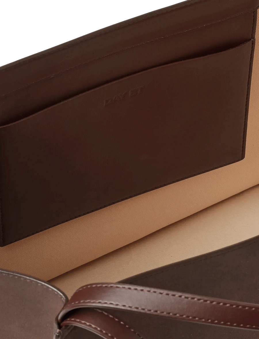 DAY ET - Day Imitation Suede Bag - totes - coffee bean - 2