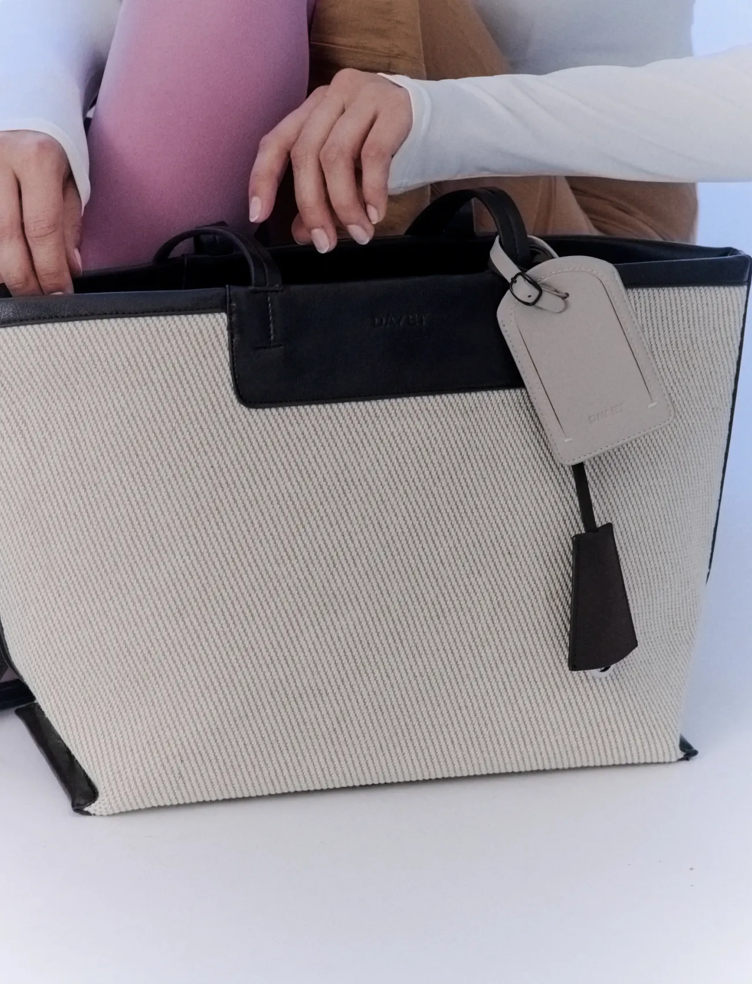 DAY ET Day Structure Twill Bag, One Size, Cream, Tasker > Små Skuldertasker-Crossbody-Tasker, Dame