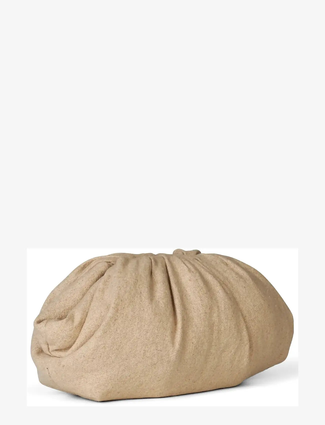 DAY ET - Day Linen Flower Clutch - særlige begivenheder - raw linen - 2