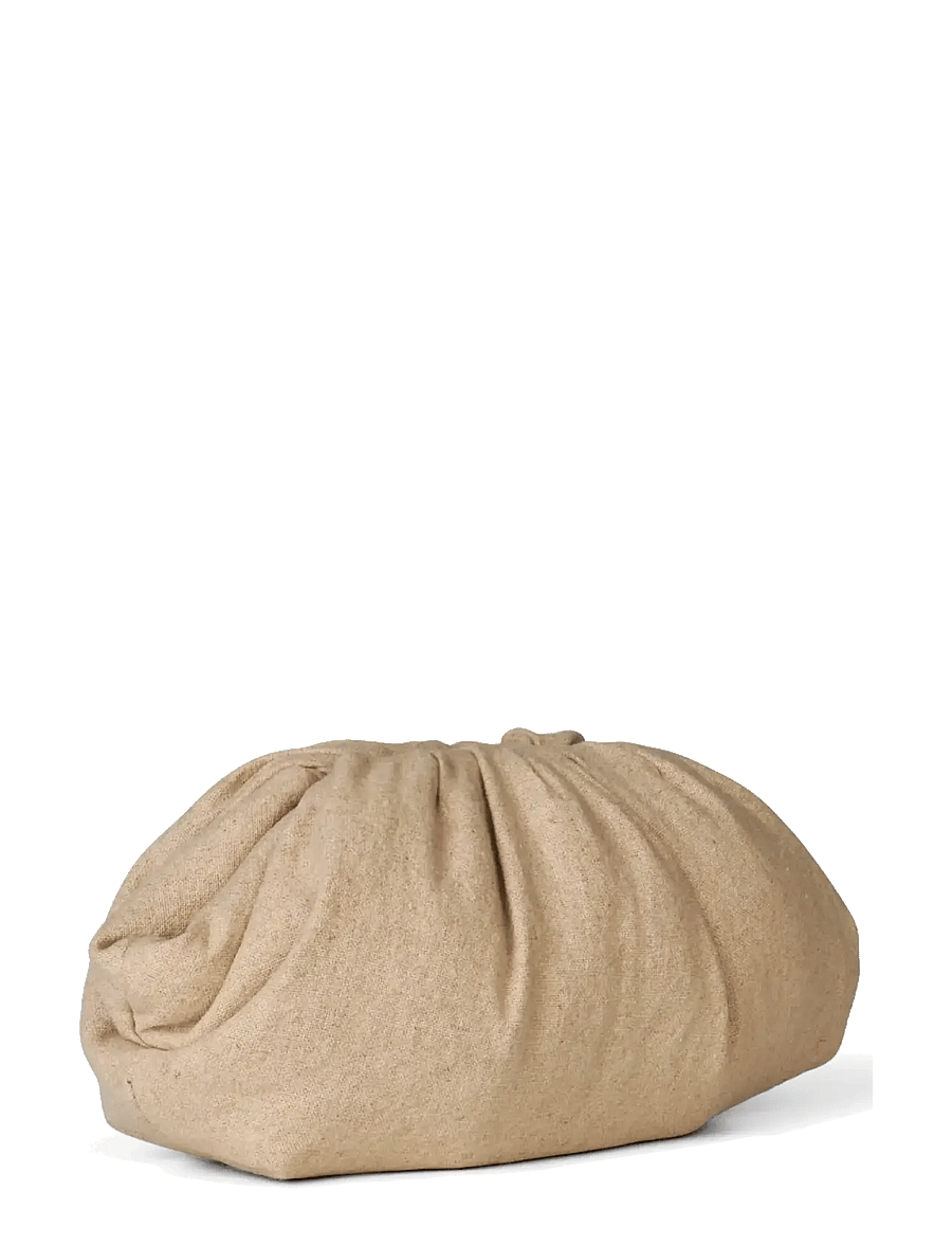 DAY ET - Day Linen Flower Clutch - særlige begivenheder - raw linen - 2