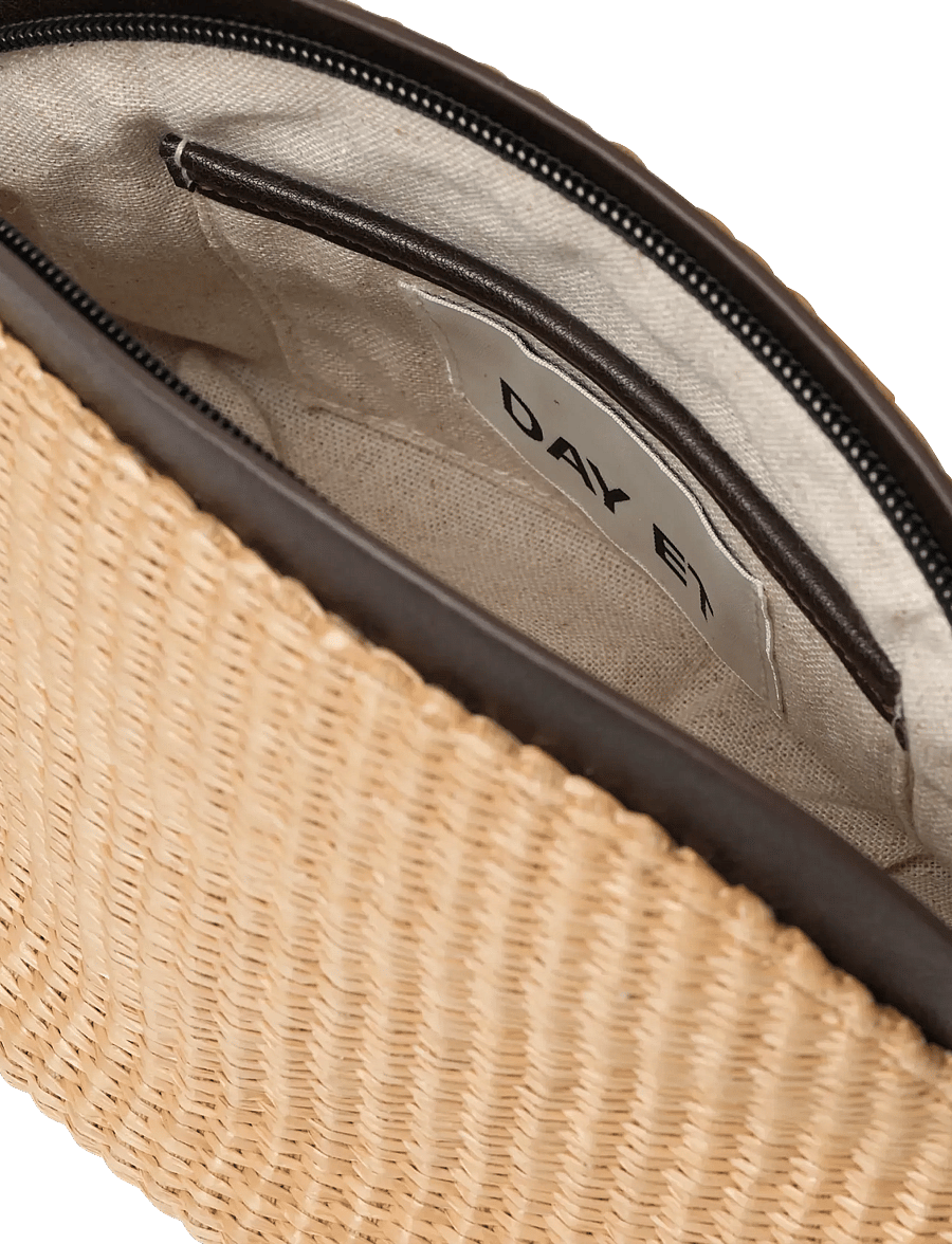 DAY ET - Day Woven Straw Cross Body - umhängetaschen - starfish beige - 3