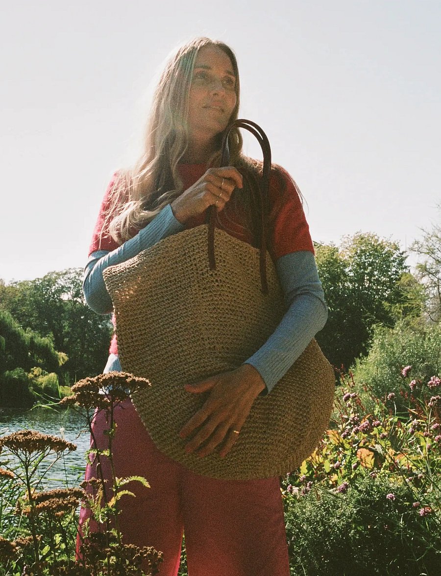 DAY ET - Day Natural Straw Bag - rannakotid - starfish beige - 0