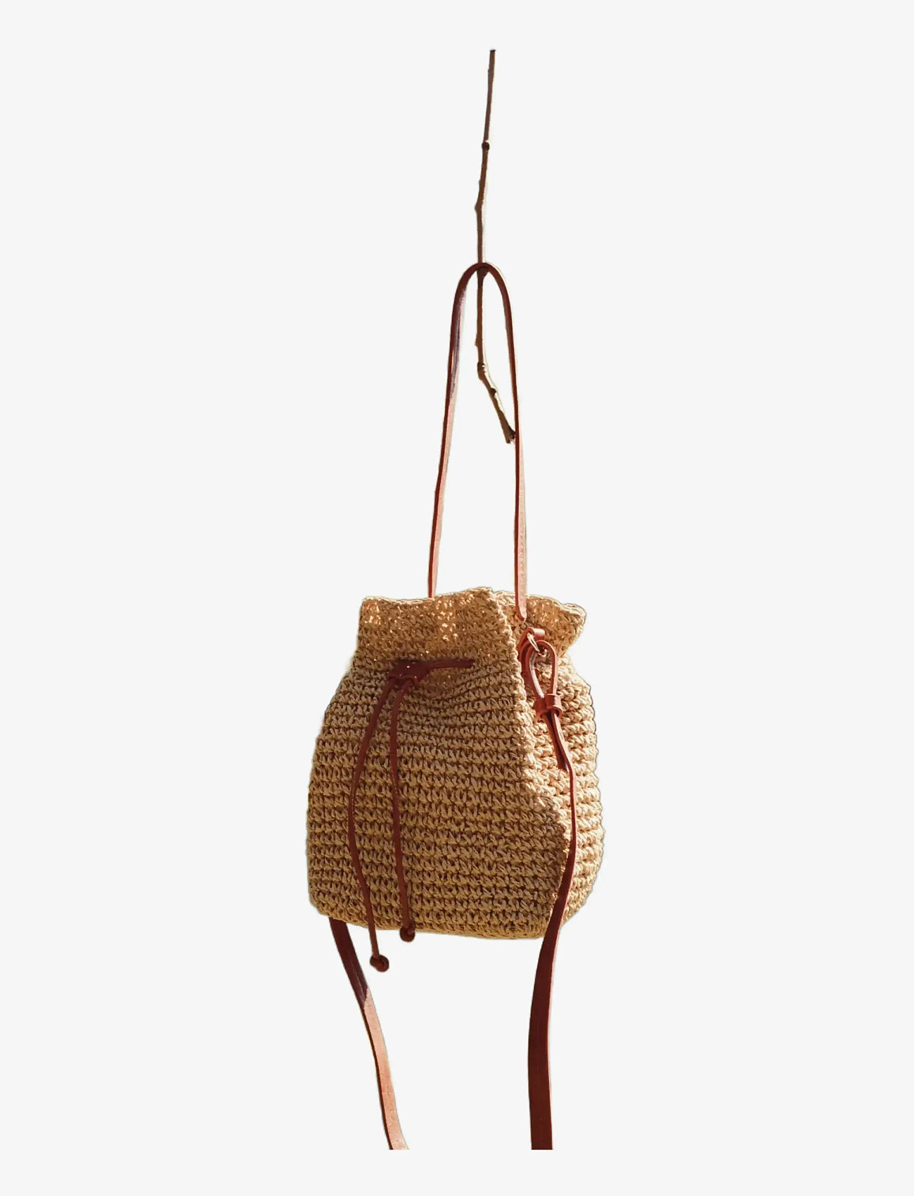 DAY ET - Day Natural Straw Bucket - crossbody kotid - starfish beige - 1