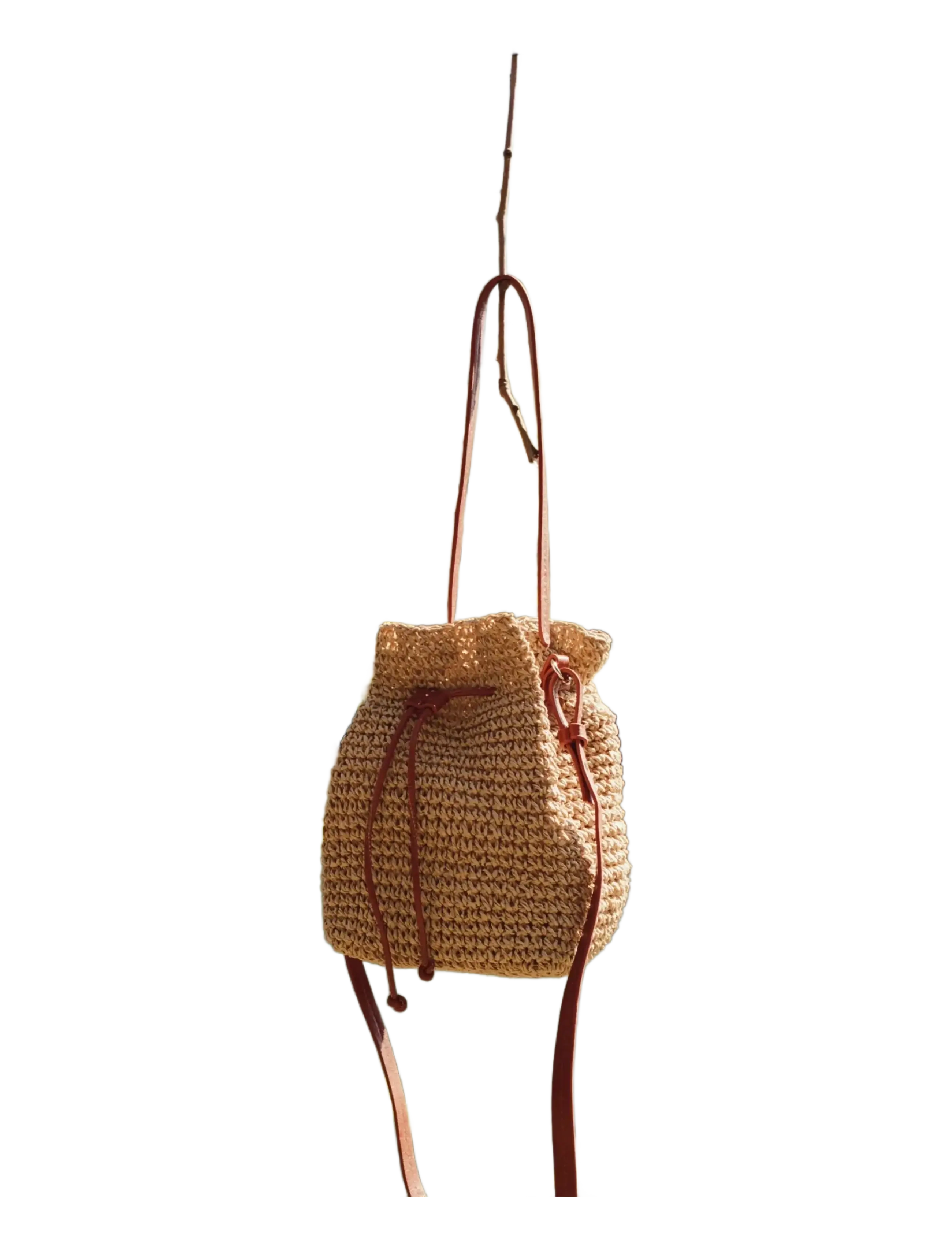 DAY ET - Day Natural Straw Bucket - starfish beige - 1