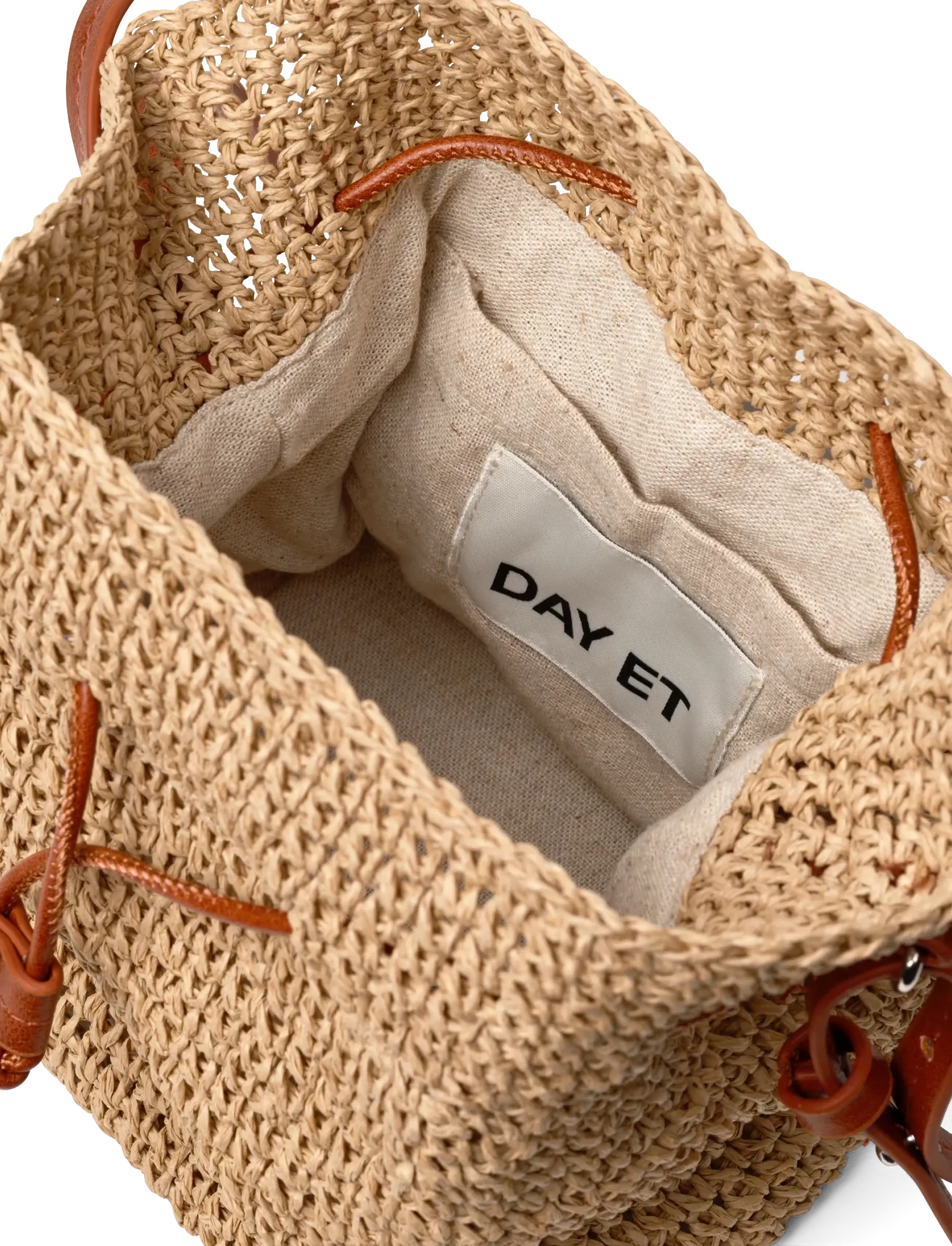 DAY ET - Day Natural Straw Bucket - starfish beige - 3