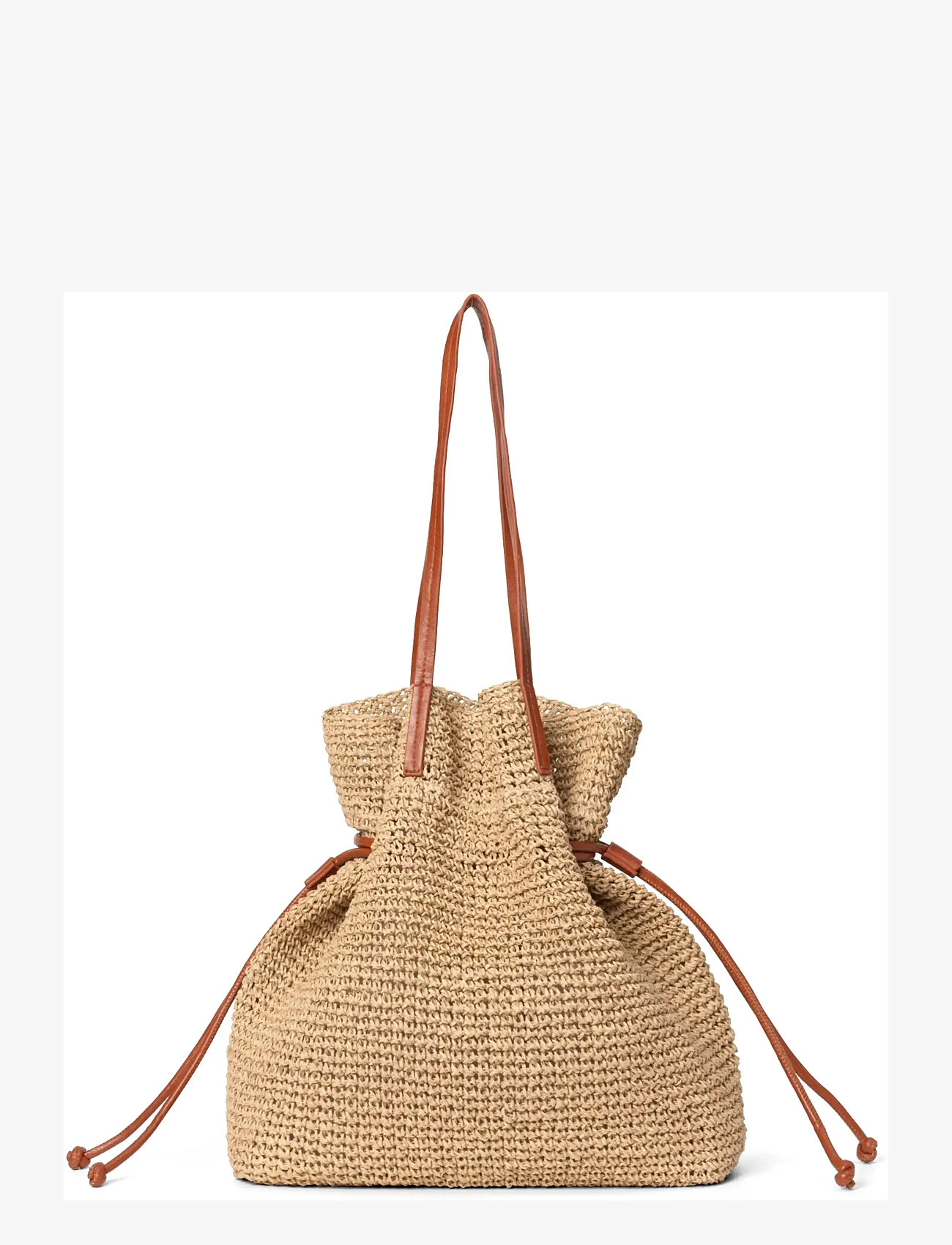 DAY ET - Day Natural Straw Shoulder - strandtasker - starfish beige - 1