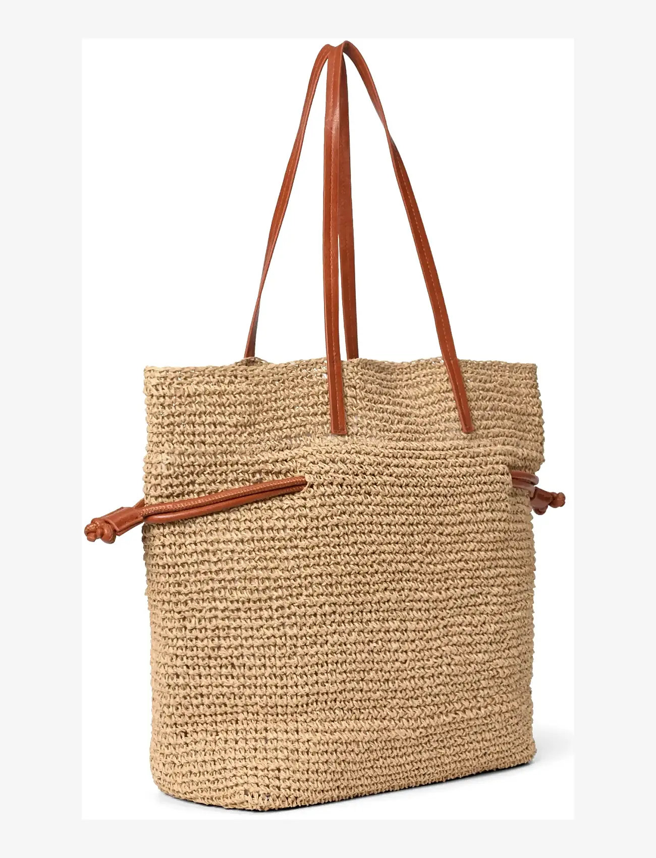 DAY ET - Day Natural Straw Shoulder - strandtasker - starfish beige - 2