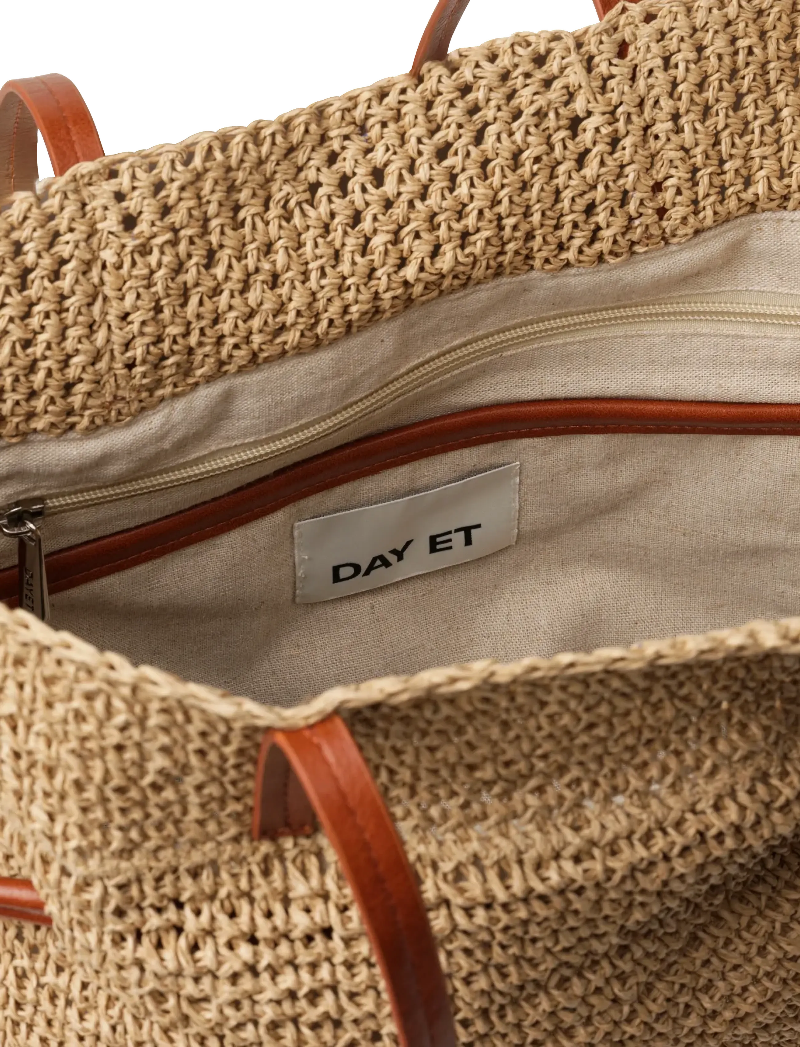 DAY ET - Day Natural Straw Shoulder - starfish beige - 3