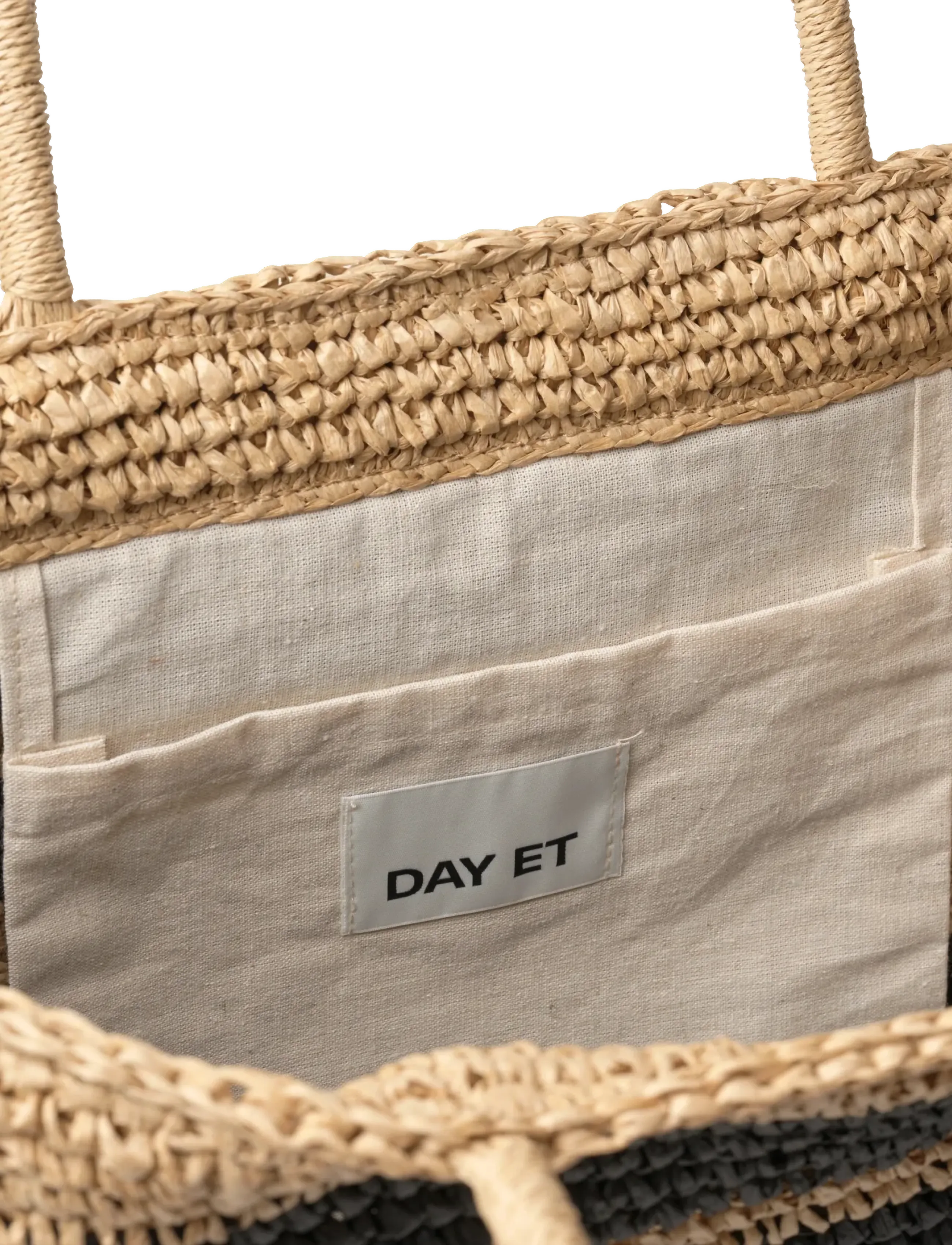 DAY ET - Day Summer Crochet Bag - accessories - nature/black - 3