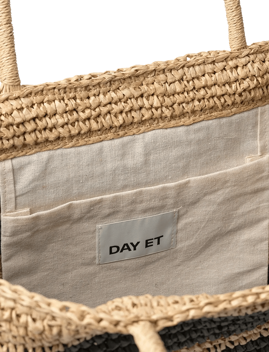 DAY ET - Day Summer Crochet Bag - shopper - nature/black - 3