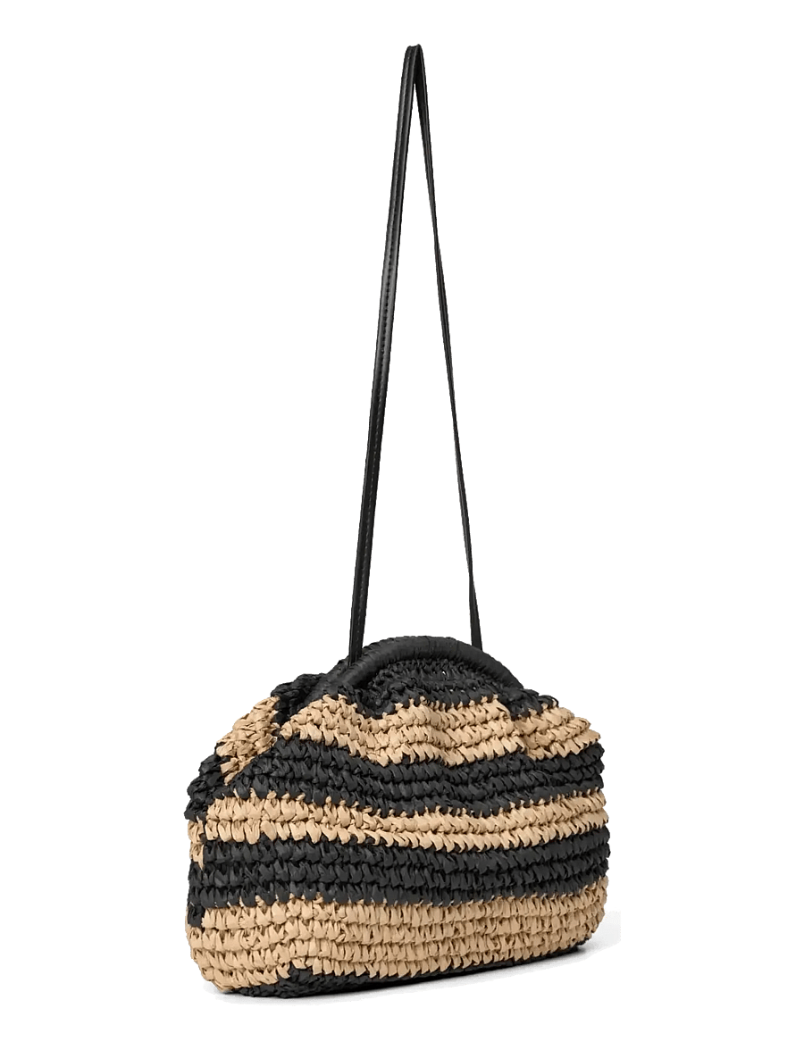 DAY ET - Day Summer Crochet Clutch - Üleõlakotid - nature/black - 2