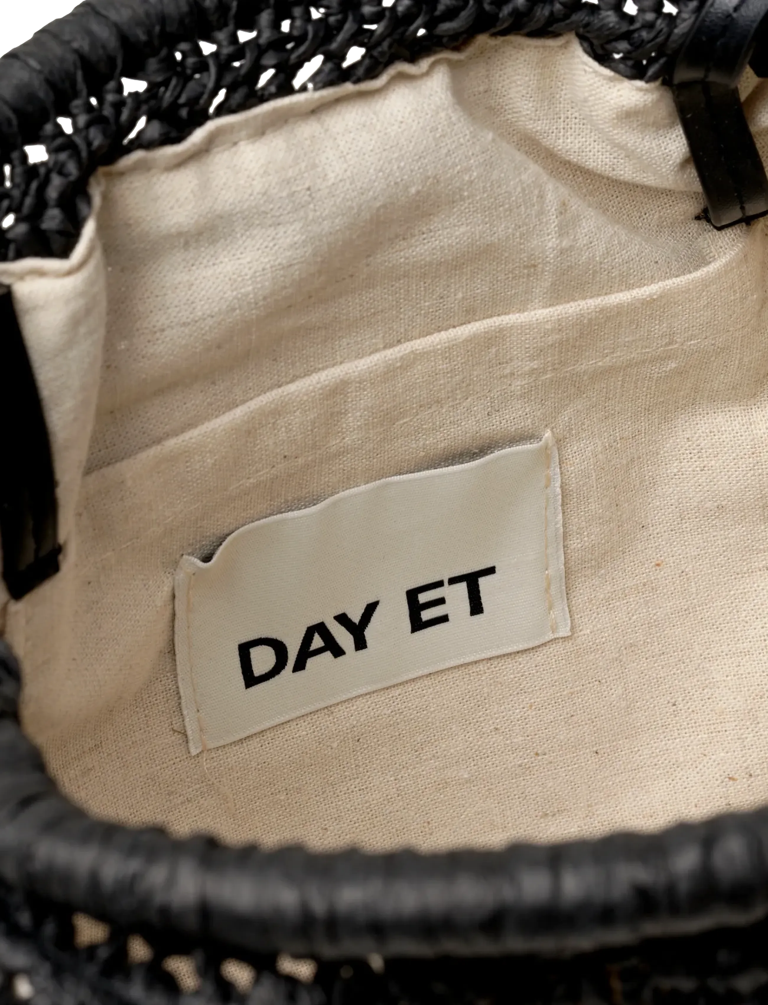 DAY ET - Day Summer Crochet Clutch - crossbody kotid - nature/black - 3