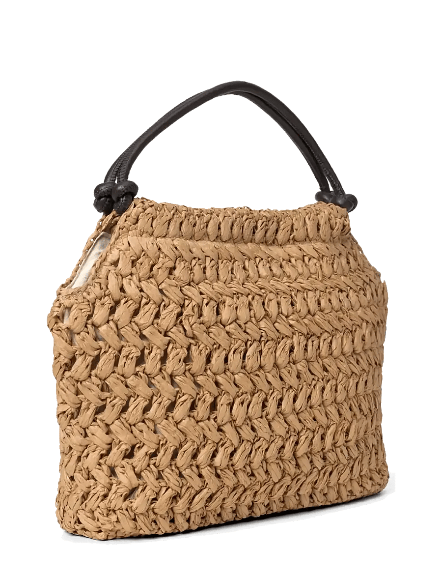 DAY ET - Day Creased Straw Bag S - besondere anlässe - starfish beige - 1