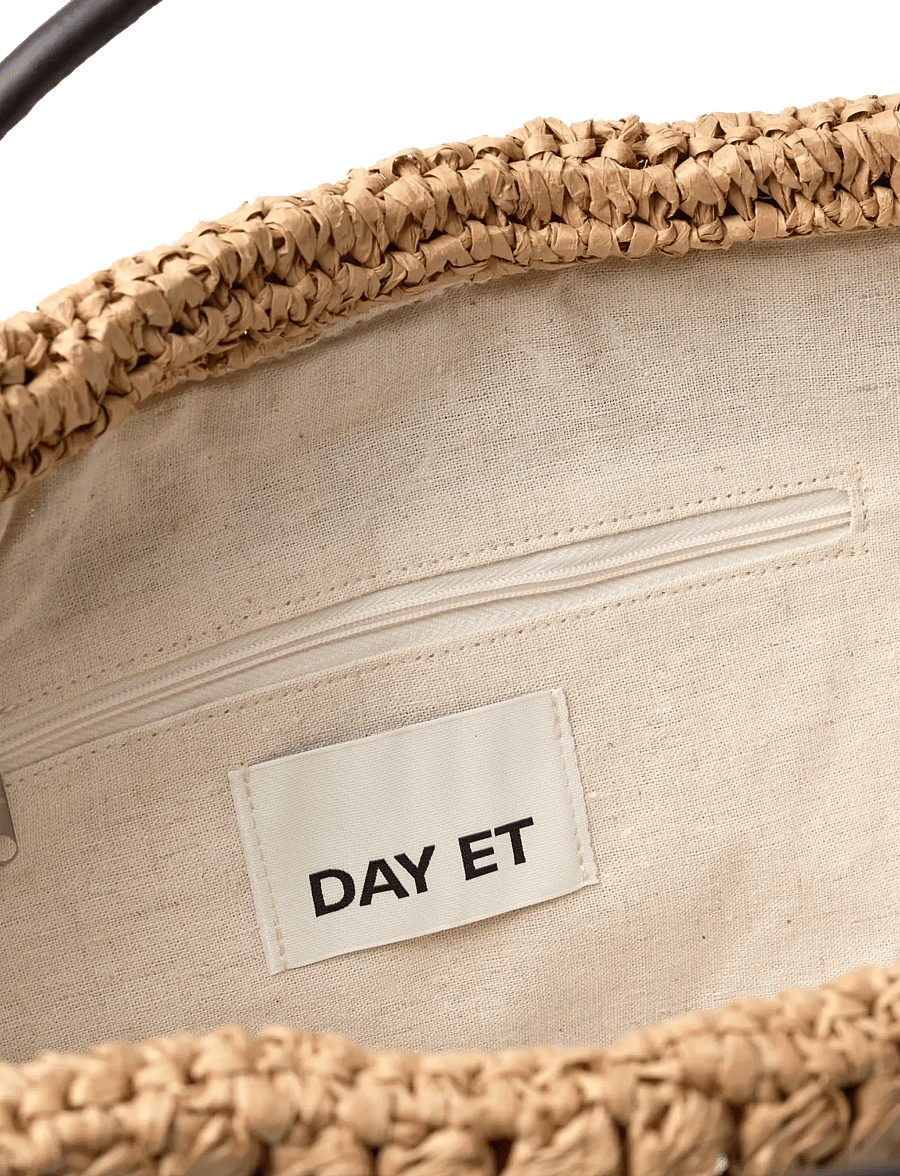 DAY ET - Day Creased Straw Bag S - besondere anlässe - starfish beige - 2