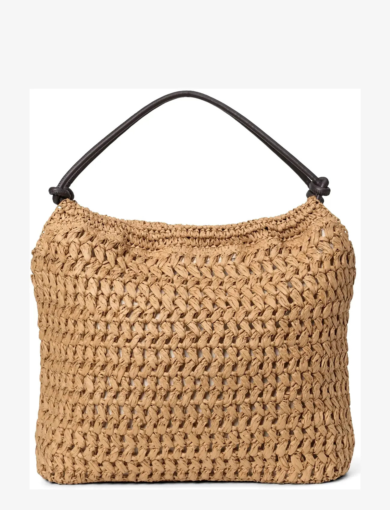 DAY ET - Day Creased Straw Bag - hverdags stil - starfish beige - 1