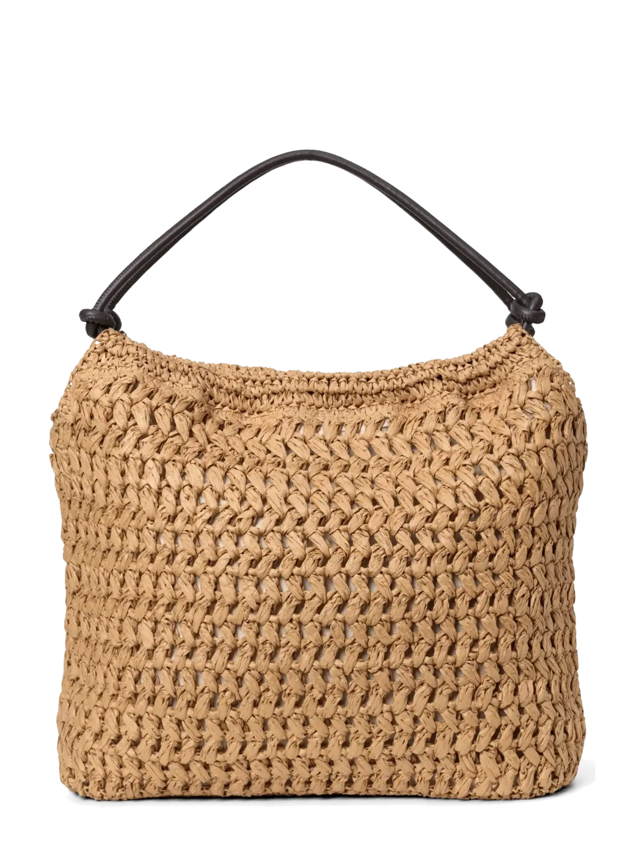 DAY ET Day Creased Straw Bag - Kotid - STARFISH BEIGE / brown