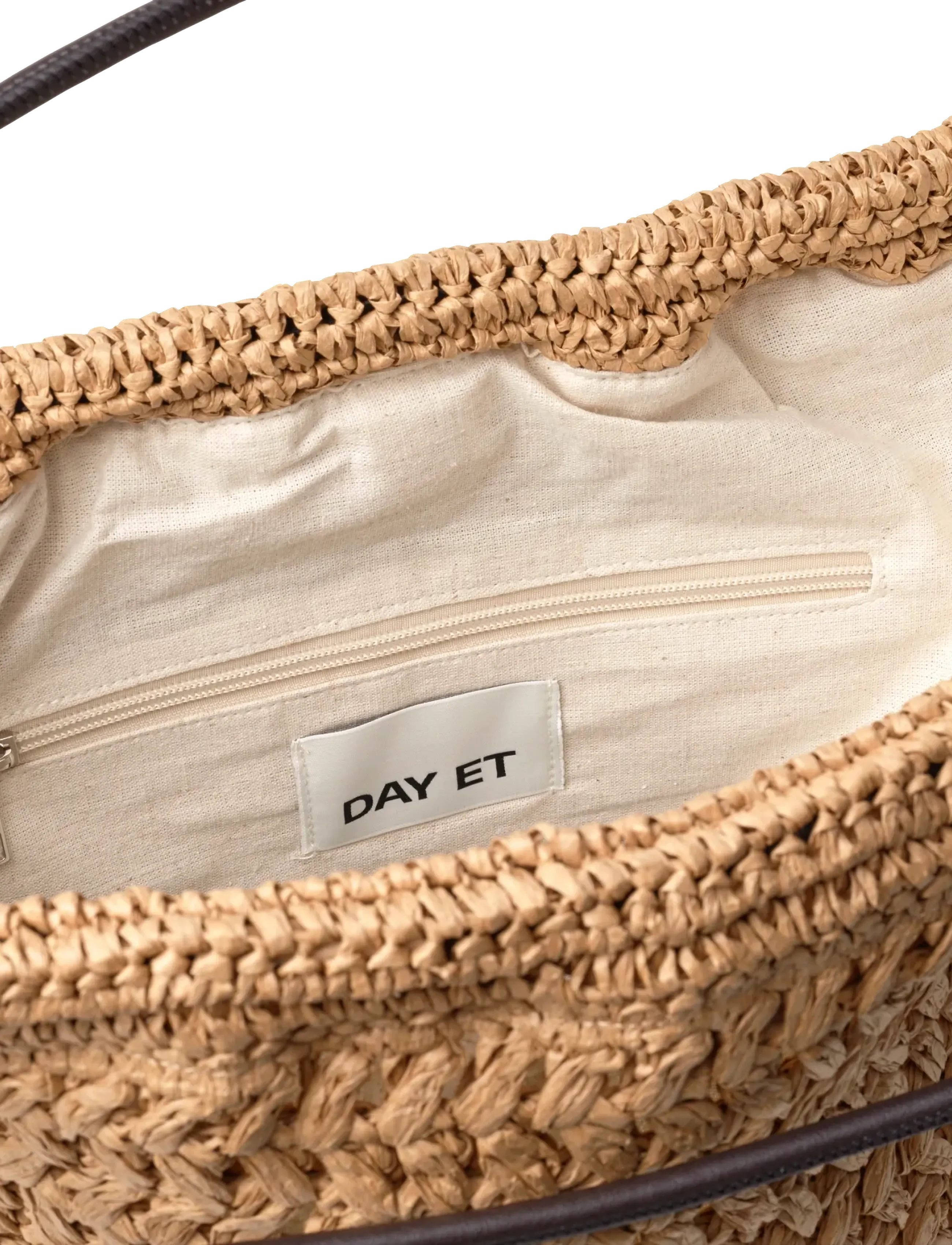 DAY ET - Day Creased Straw Bag - vardagsstil - starfish beige - 3