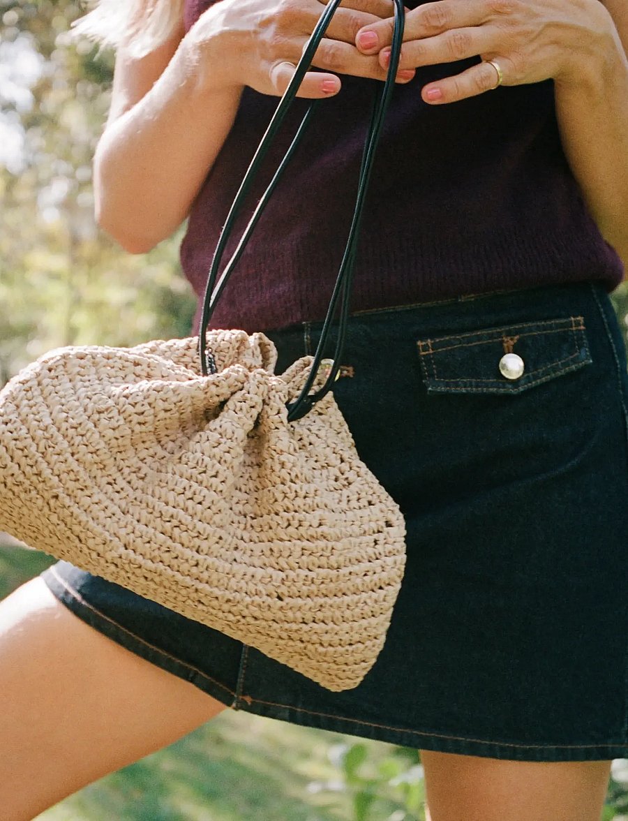 DAY ET - Day Crochet Handbag - bucket bags - starfish beige - 0
