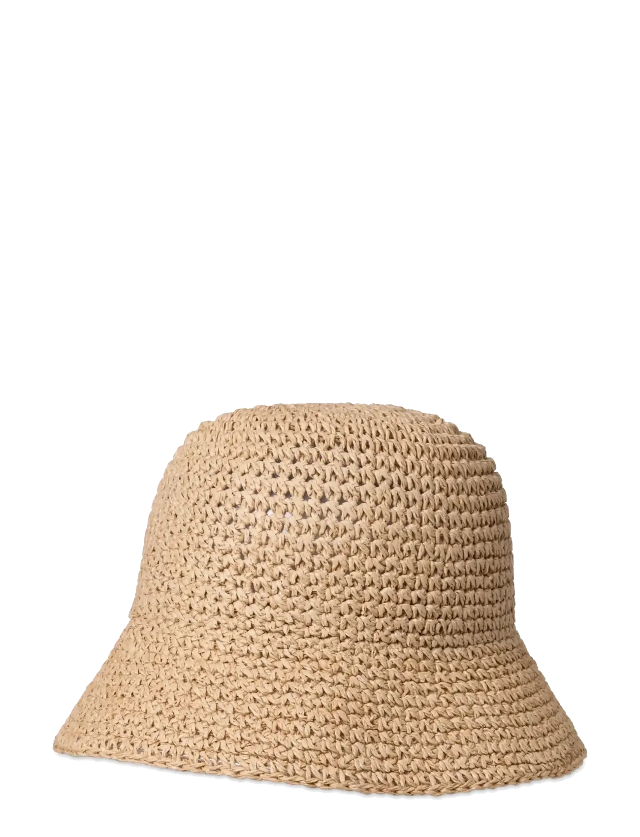 DAY ET Day Raffia Crochet Bucket Hat - Strohhüte - STARFISH BEIGE / beige