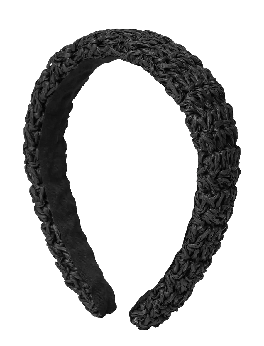 DAY ET - Day Crochet Hair Band - hårbånd - black - 0