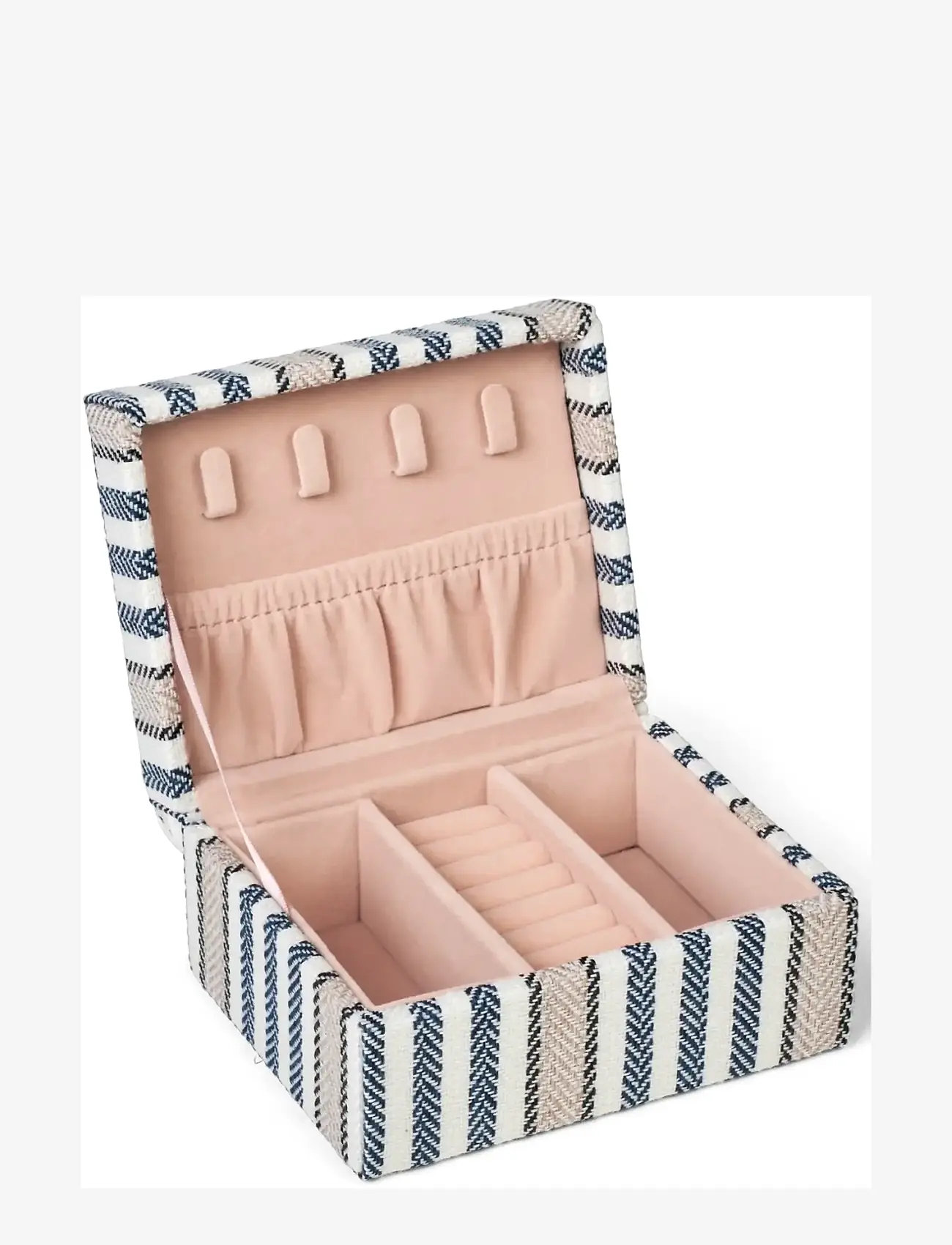 DAY ET - Day Stripes Jewelry Case Small - aufbewahrungsboxen - pastel parchment - 1