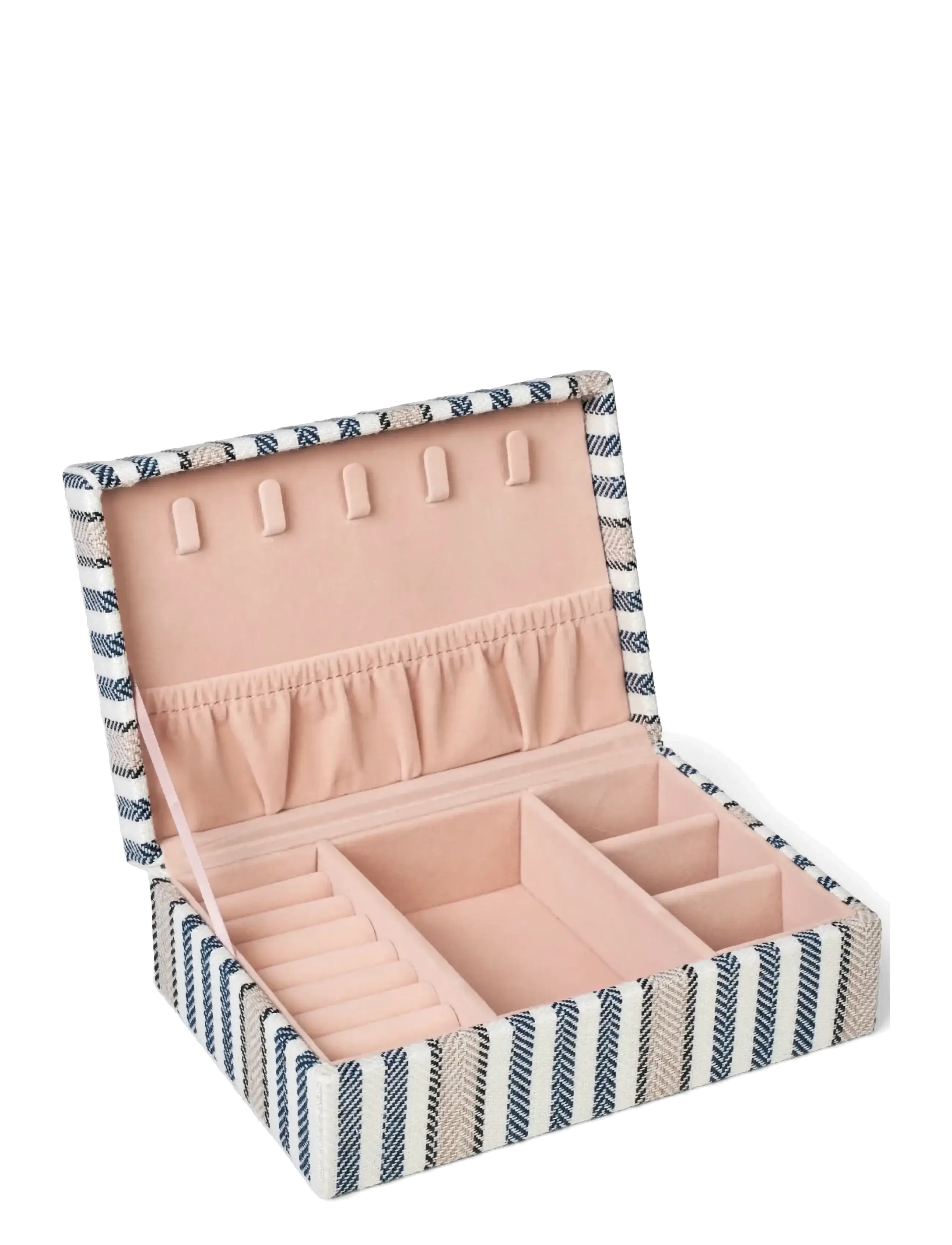 DAY ET - Day Stripes Jewelry Case Medium - jewellery boxes - pastel parchment - 1