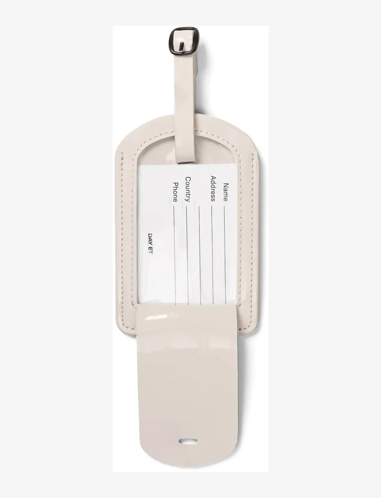 DAY ET - Day Patent Luggage Tag - võtmehoidjad ja kotikaunistus - pastel parchment - 1