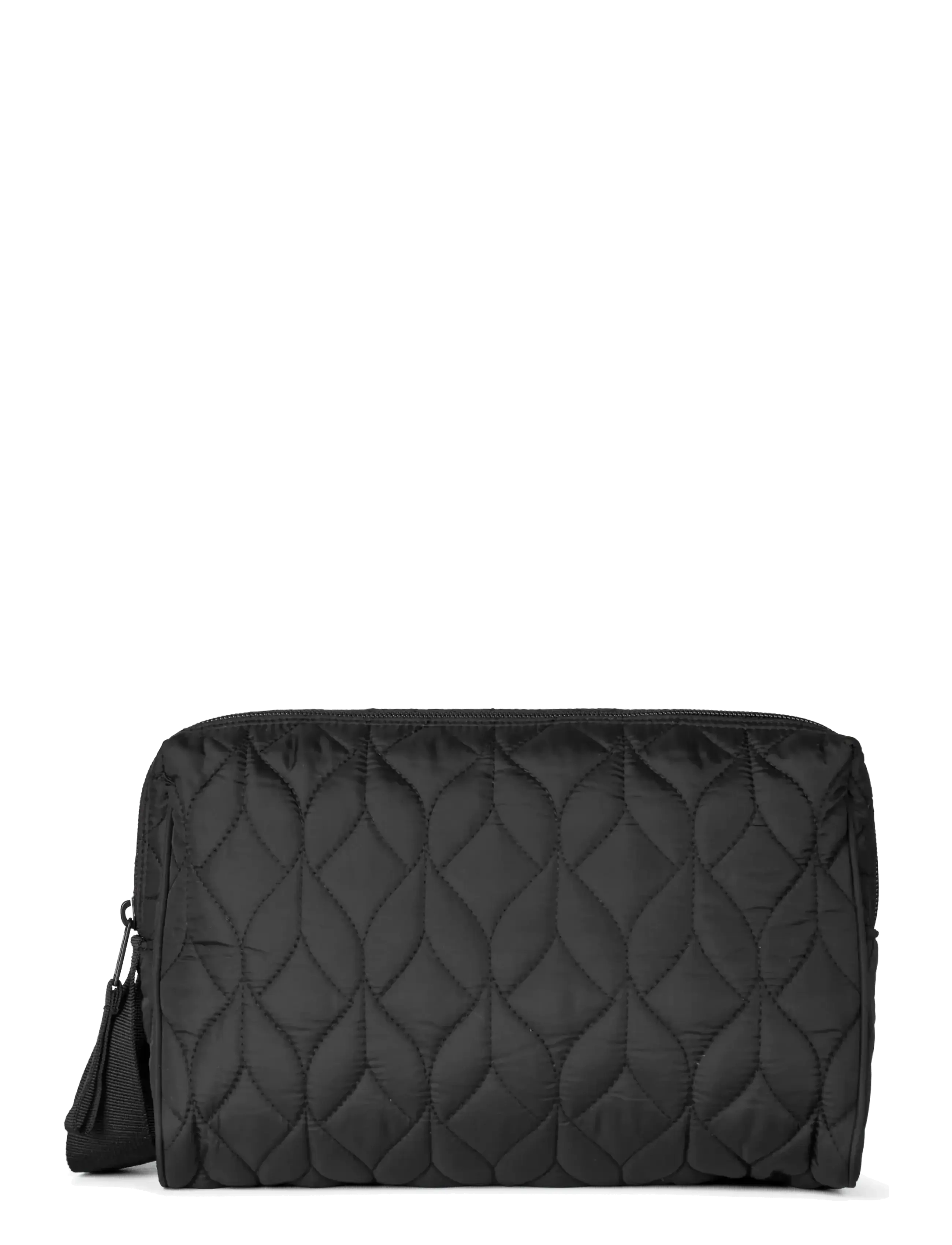DAY ET Day Re-Q Twist Washbag L, Kvinder, Quiltet Toilettaske, Sort, Str: ONE SIZE