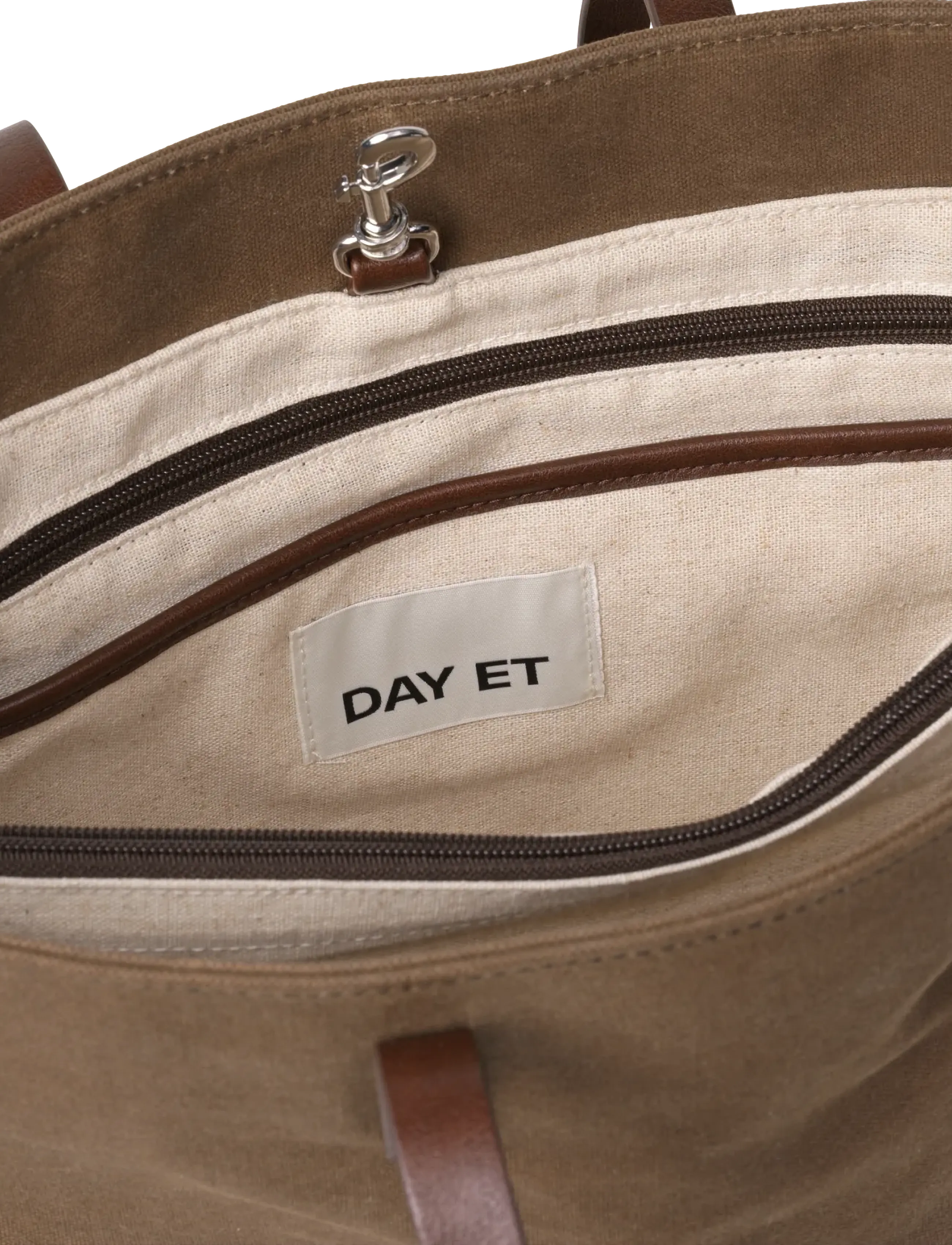 DAY ET - Day Waxed Cotton Work Bag - ietilpīgas somas - major brown - 2
