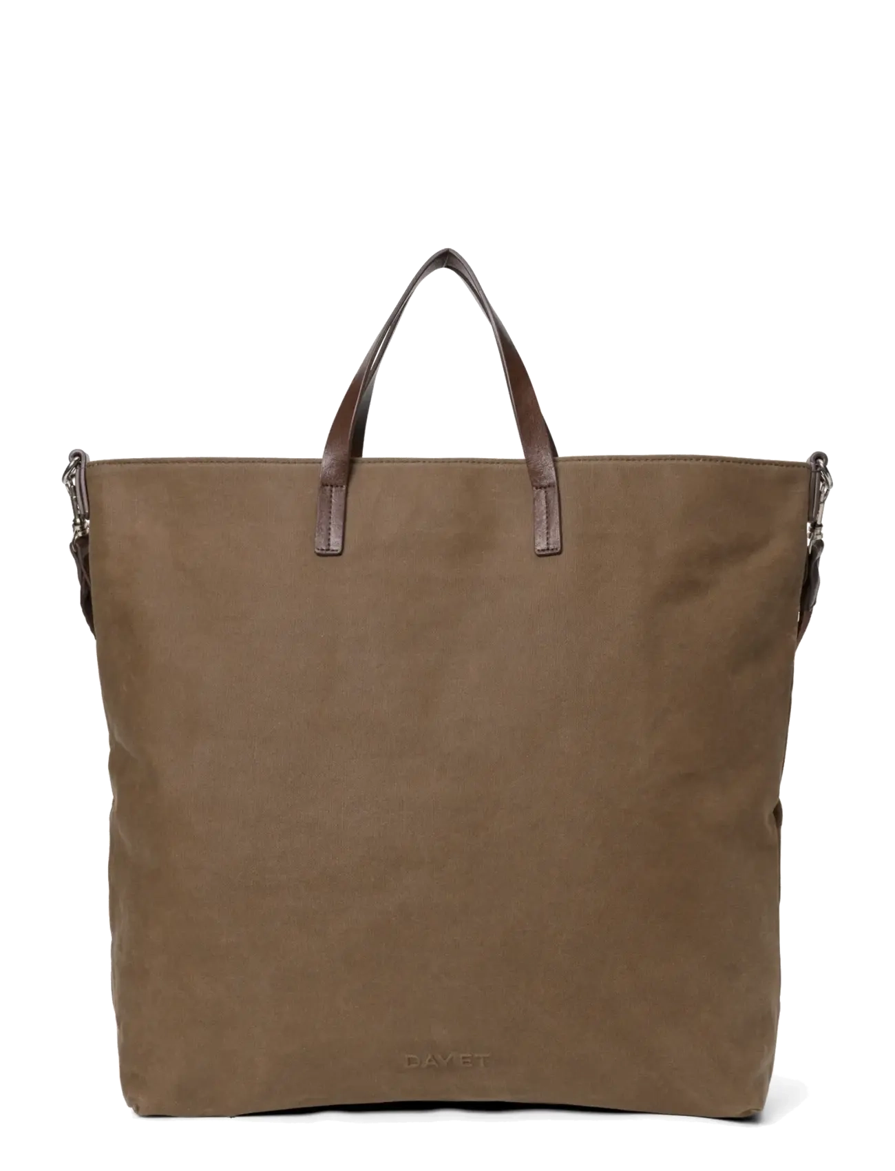 DAY ET Day Waxed Cotton Cb Tote, One Size, Bags, Braun - Top Handle Frauen