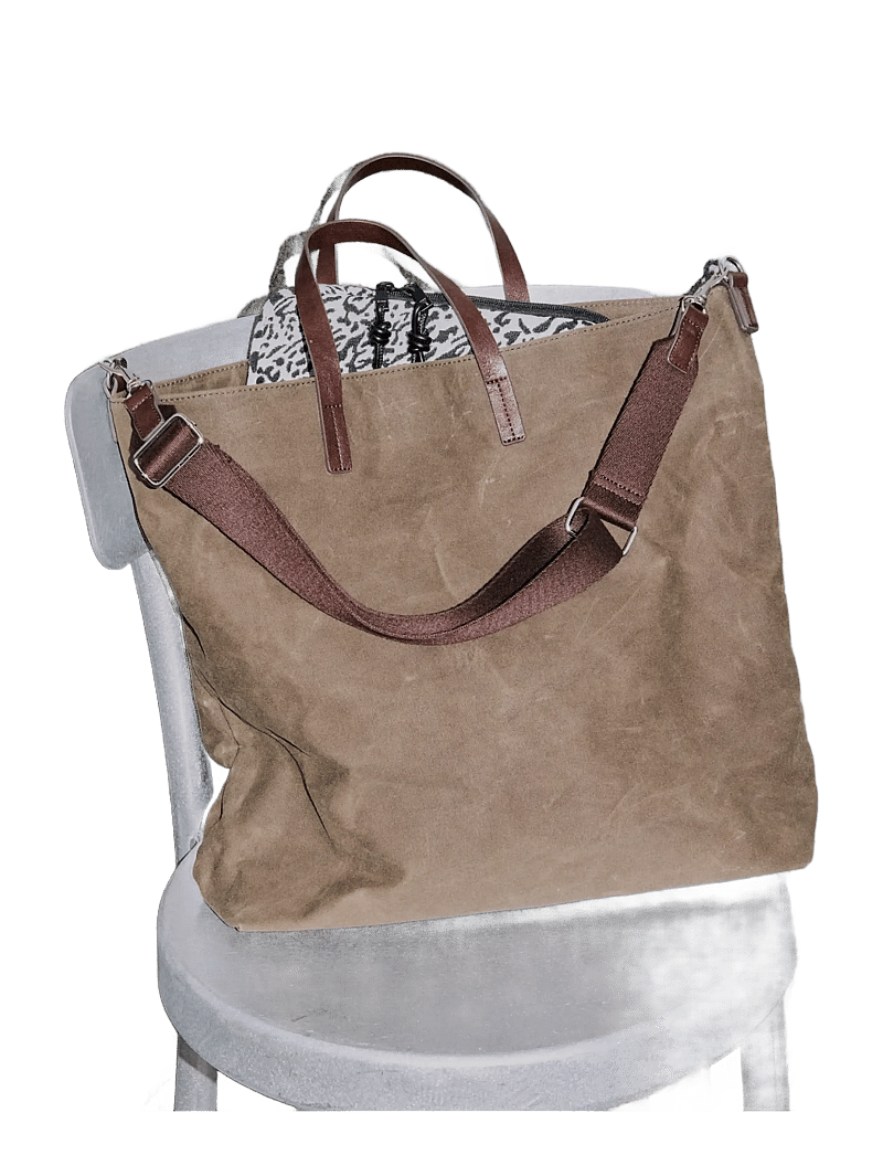 DAY ET - Day Waxed Cotton CB Tote - tote bags - major brown - 1